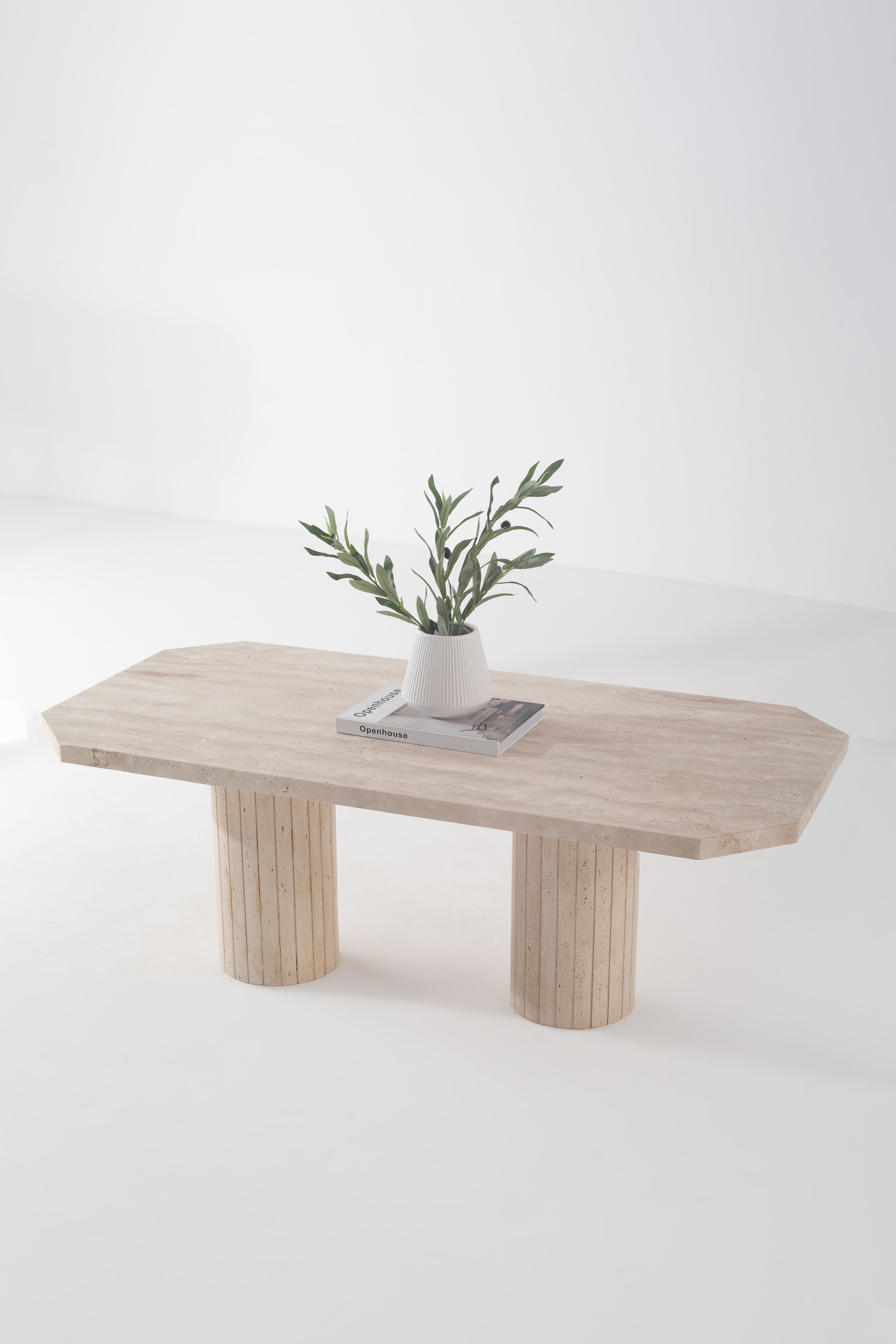 Starling Travertine Coffee Table
