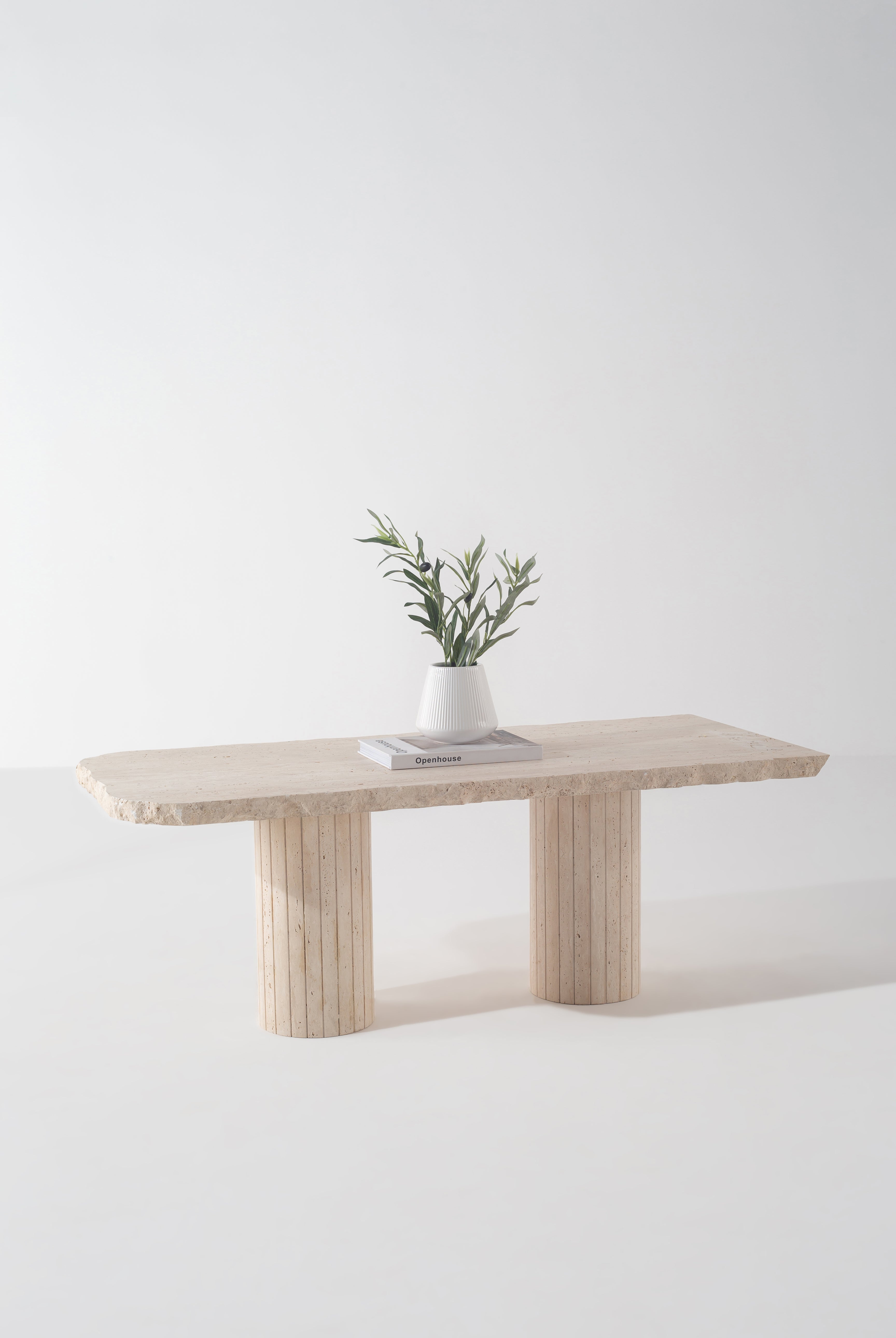 Brynella Travertine Coffee Table