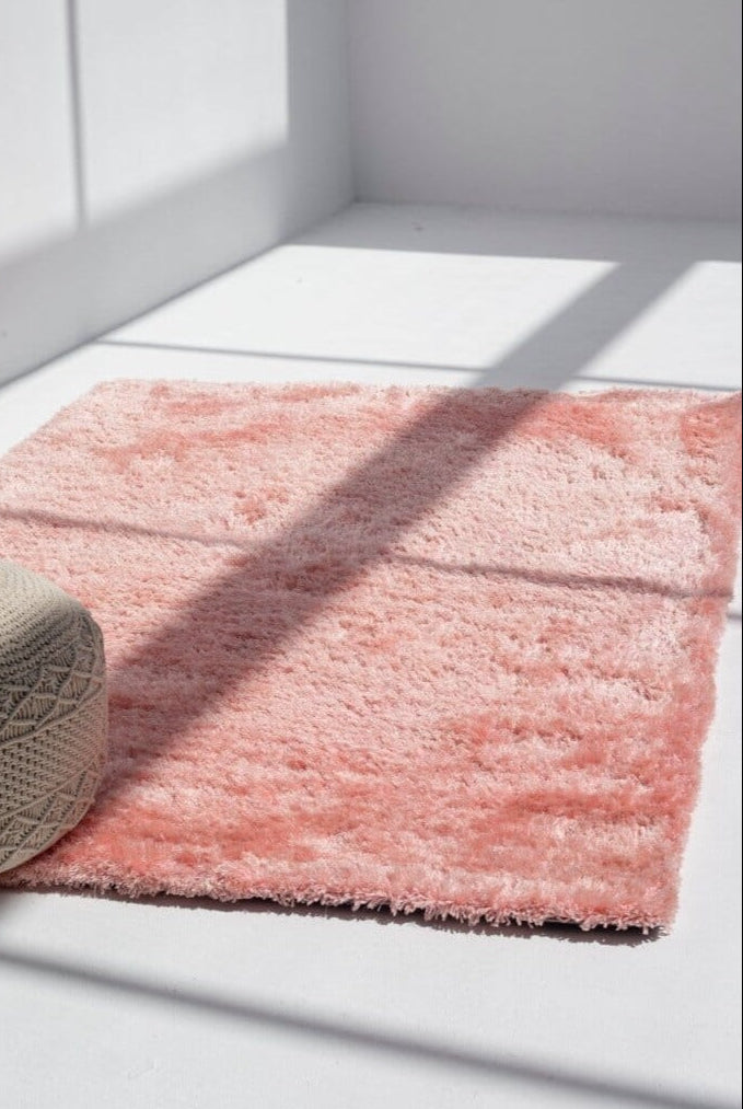 Cotton Candy - Pink Fluffy Shaggy Rug (5 Sizes)
