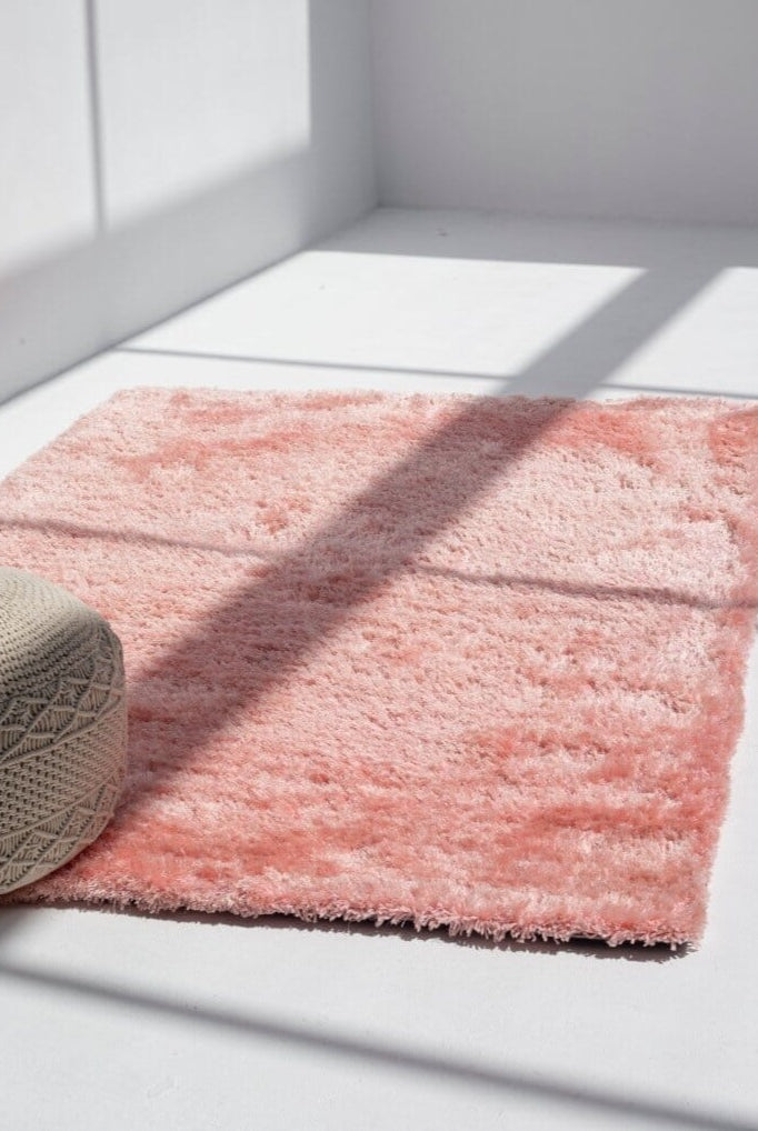 Cotton Candy - Pink Fluffy Shaggy Rug (5 Sizes)