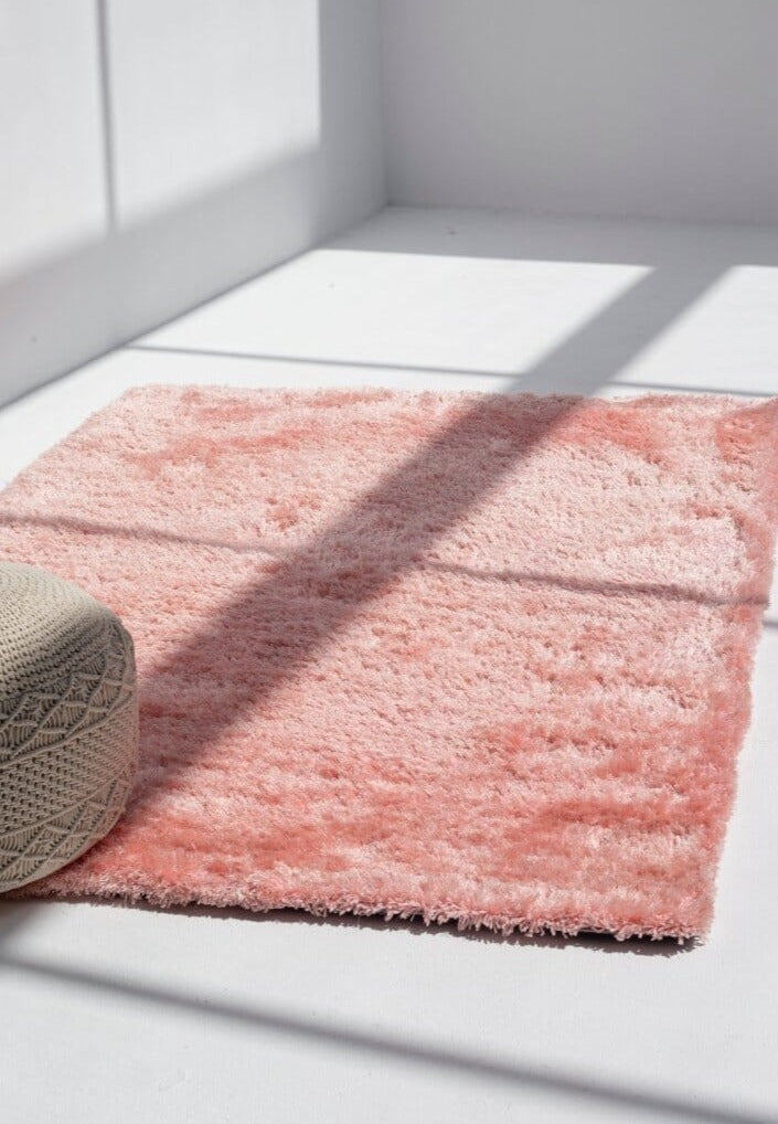 Cotton Candy - Pink Fluffy Shaggy Rug (5 Sizes)