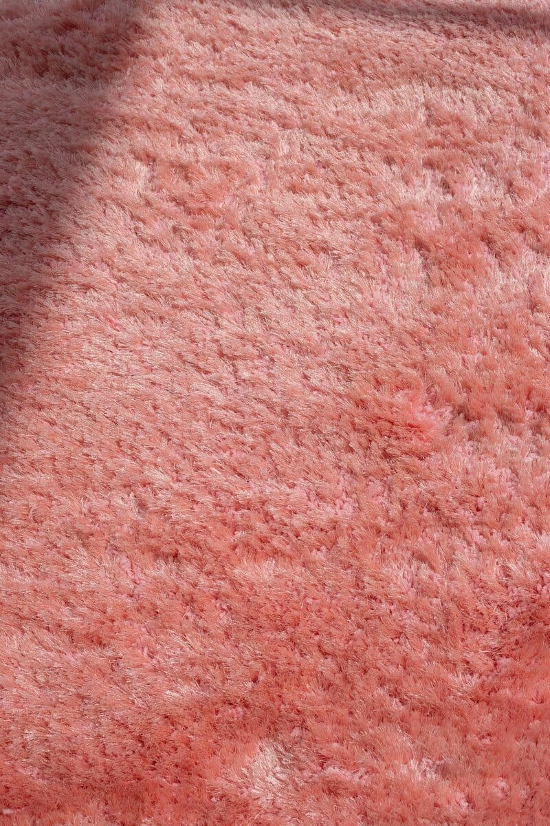 Cotton Candy - Pink Fluffy Shaggy Rug (5 Sizes) Table Tuft Shaggy