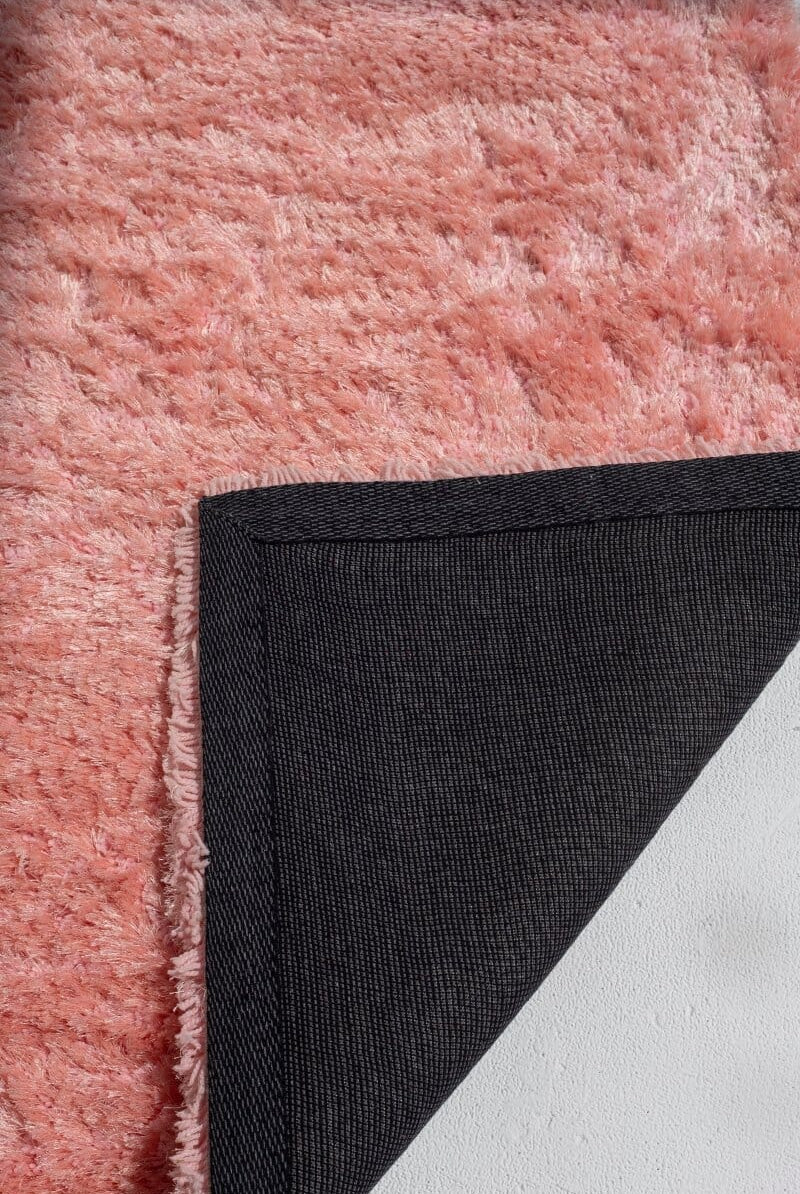 Cotton Candy - Pink Fluffy Shaggy Rug (5 Sizes) Table Tuft Shaggy