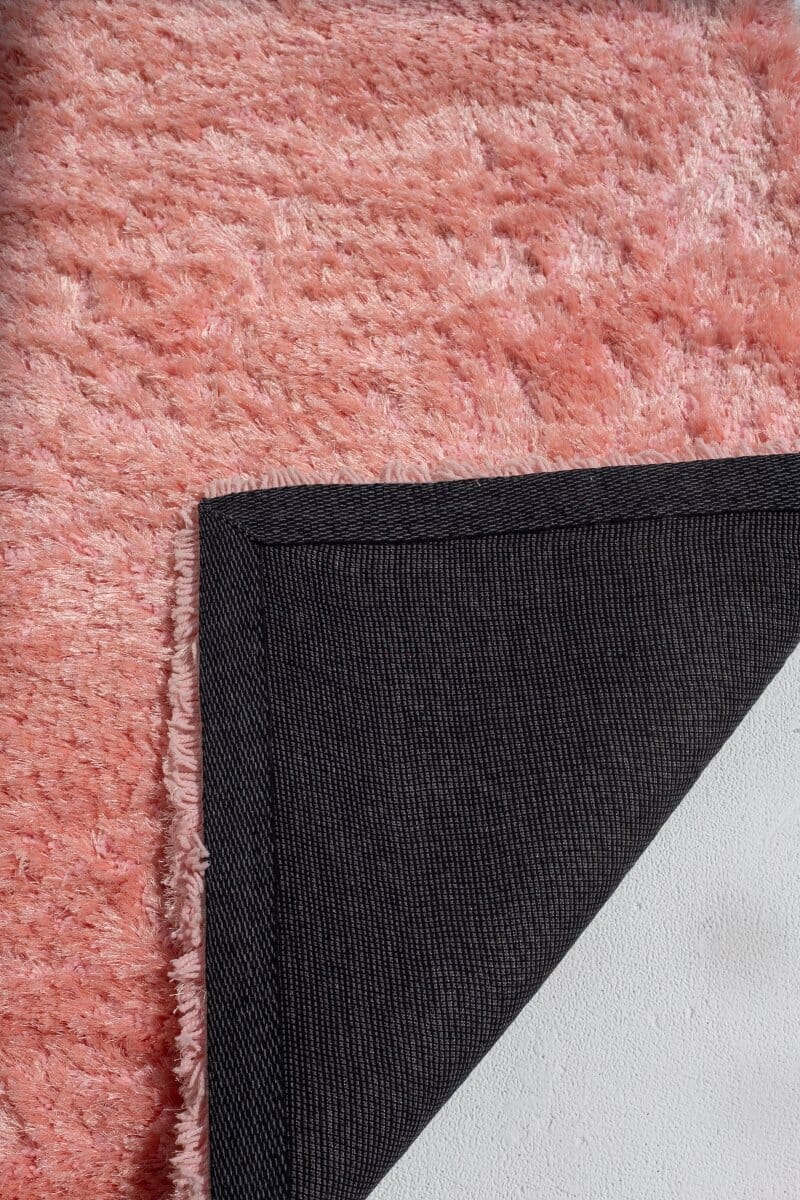 Cotton Candy - Pink Fluffy Shaggy Rug (5 Sizes) Table Tuft Shaggy