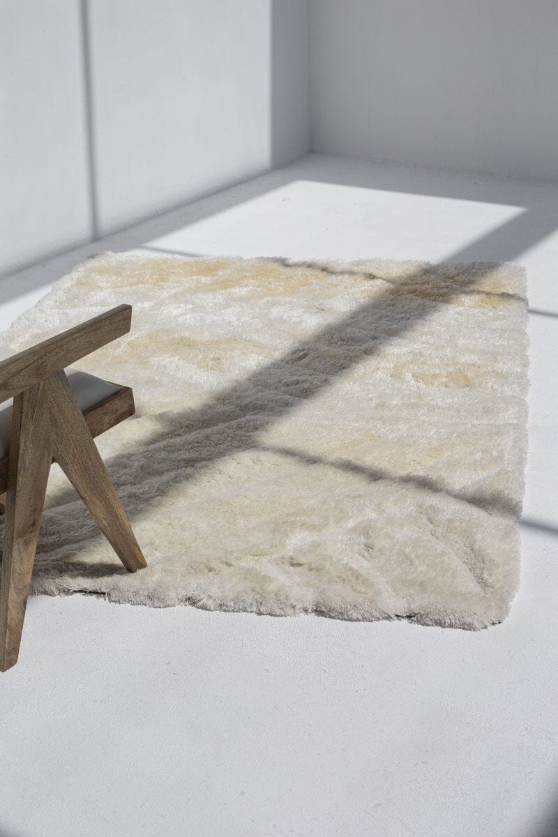 Cloud Comfort - Off-White Fluffy Shaggy Rug (2 Sizes)