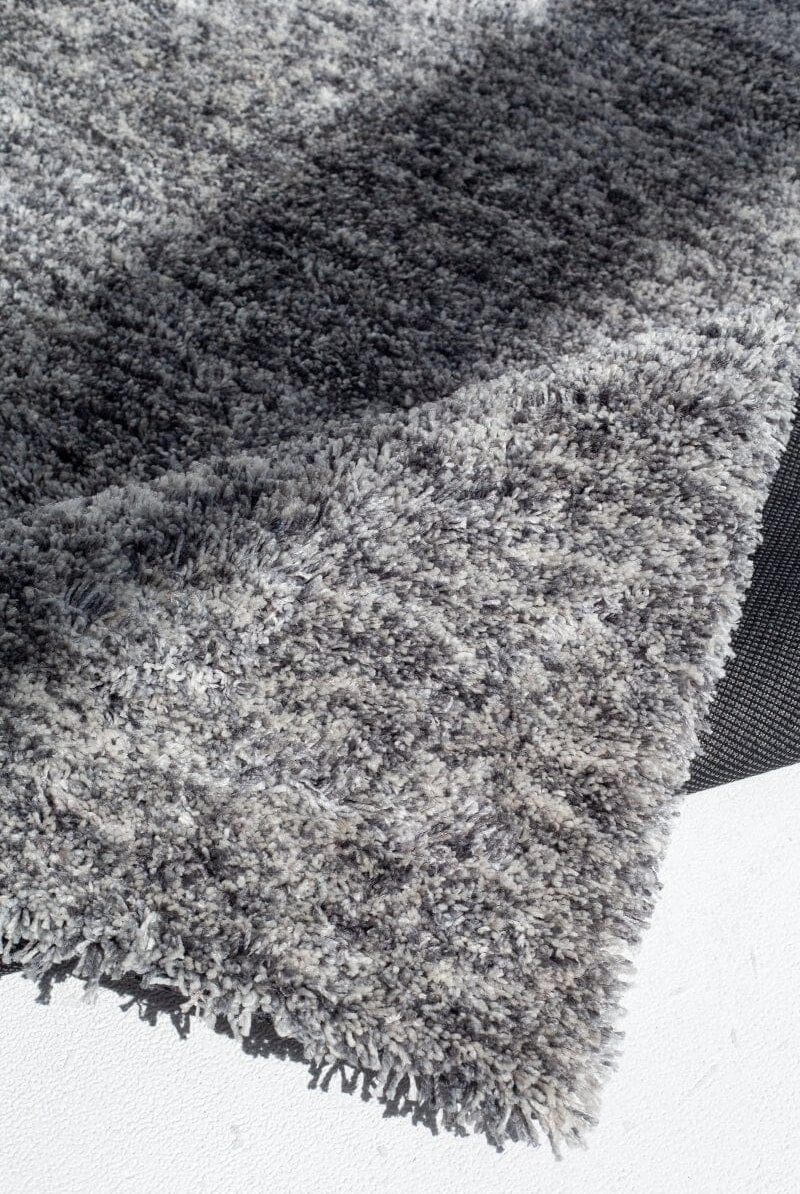 Large Grey Fluffy Shaggy Rug (4 Sizes) Table Tuft Shaggy