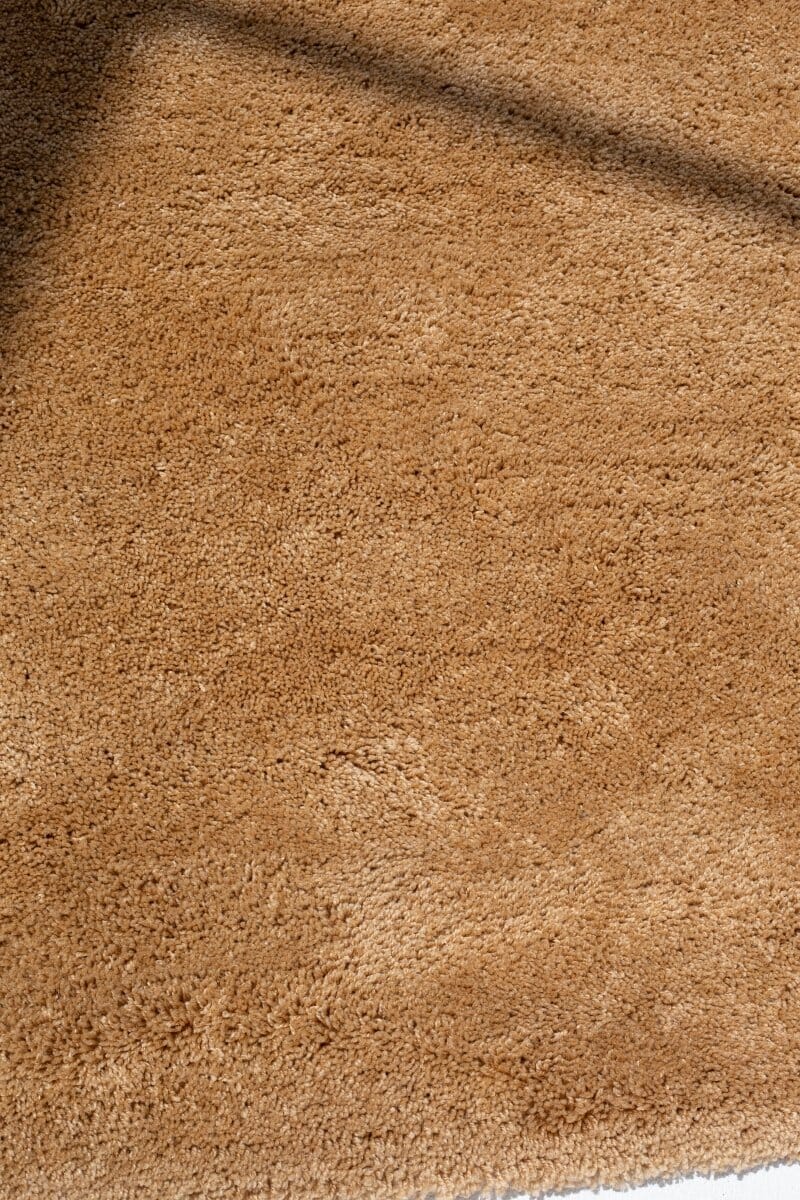 Shaggy Brown Rug (3 Sizes) Table Tuft Shaggy