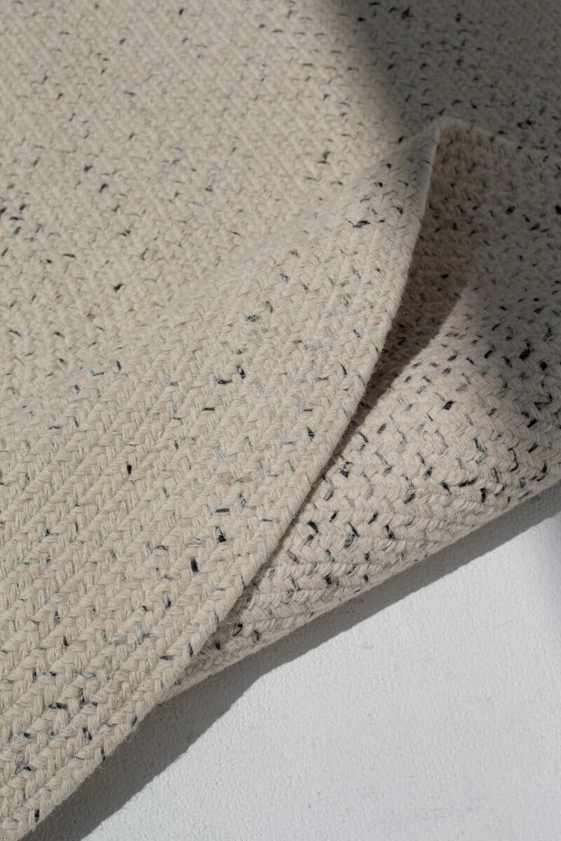 Monochrome Braid - Oval Jute Rug (2 Sizes) Braided -- Braided Rug