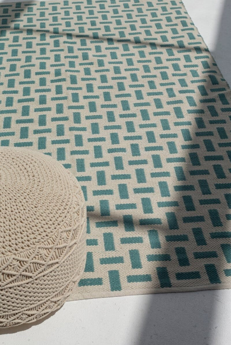 Double sided Verdant Matrix - Woven Rug (3 Sizes) WOVEN RUG