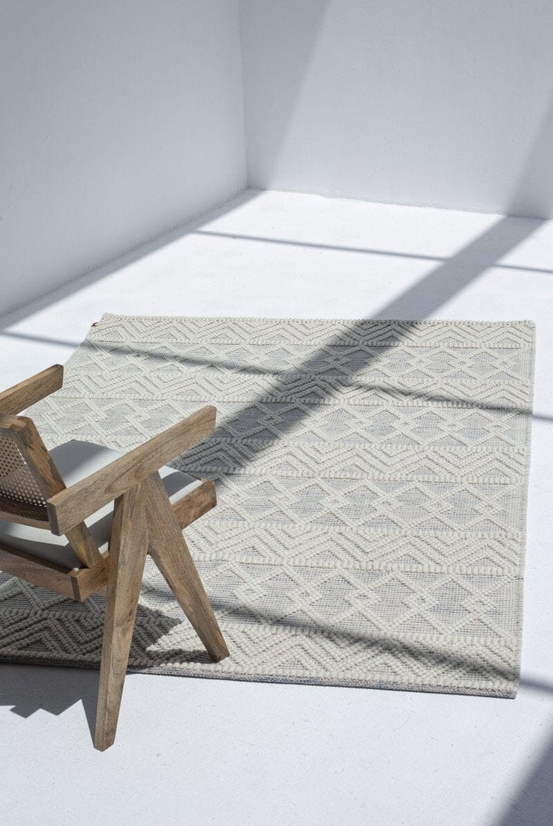 Azure Breeze - Light Blue Undertone Woven Rug (4 Sizes) WOVEN RUG