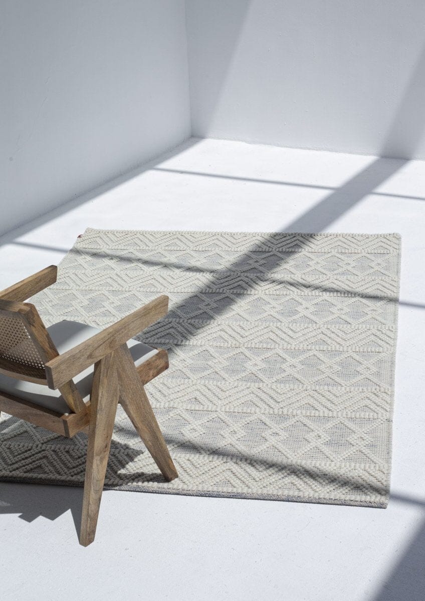 Azure Breeze - Light Blue Undertone Woven Rug (4 Sizes) WOVEN RUG