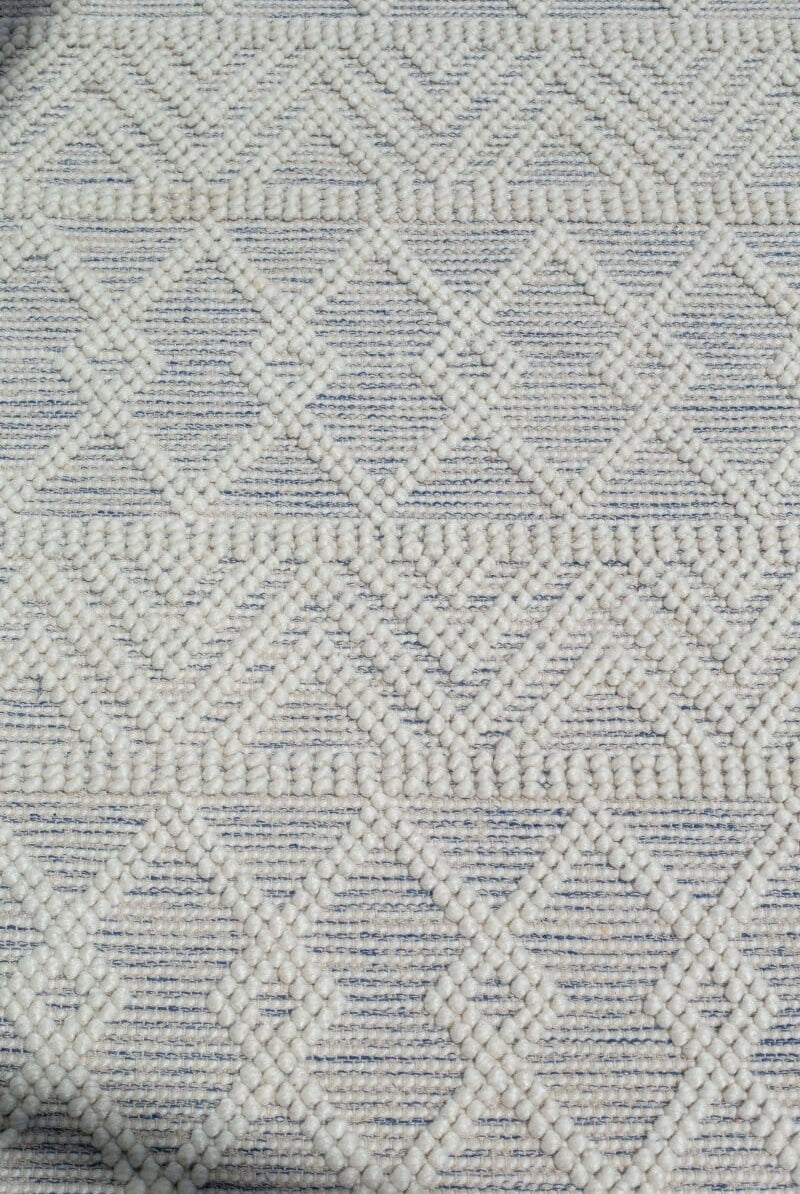 Azure Breeze - Light Blue Undertone Woven Rug (4 Sizes) WOVEN RUG