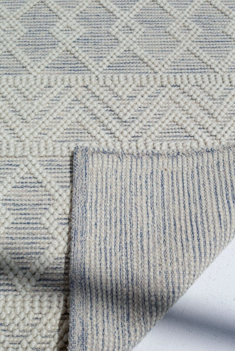 Azure Breeze - Light Blue Undertone Woven Rug (4 Sizes) WOVEN RUG