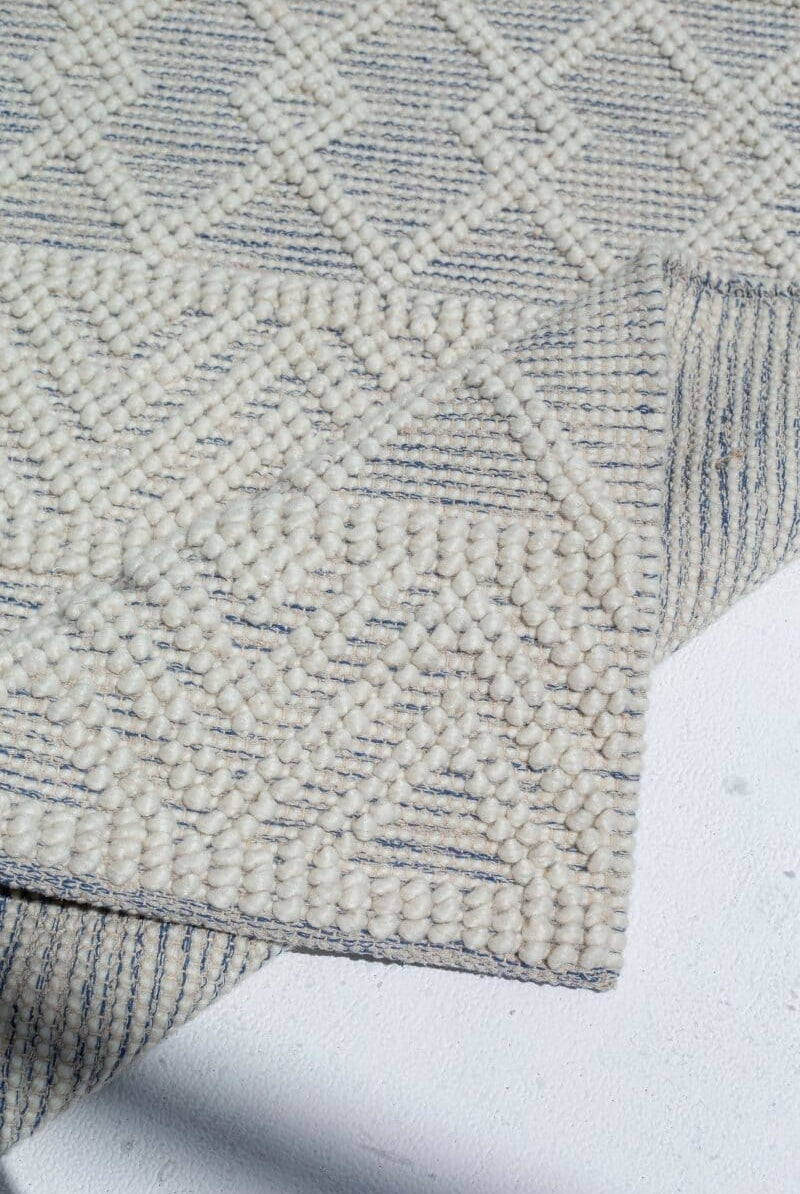 Azure Breeze - Light Blue Undertone Woven Rug (4 Sizes) WOVEN RUG