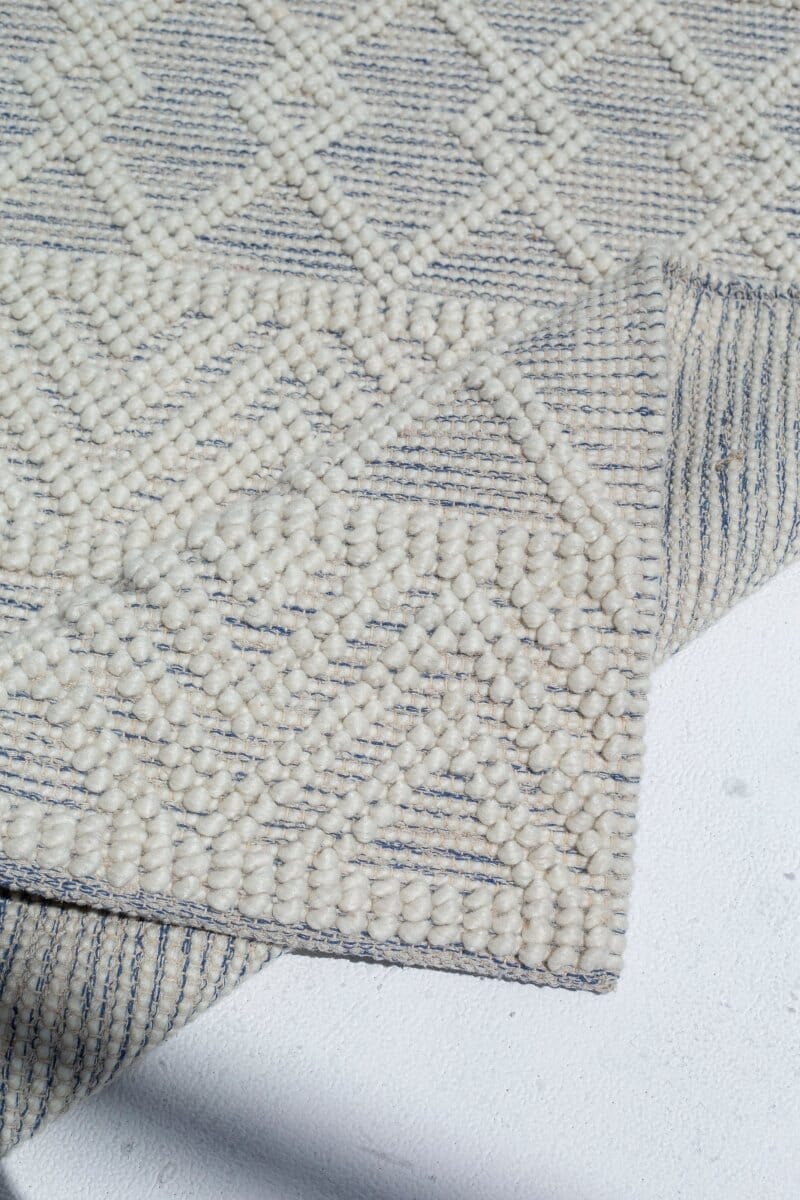 Azure Breeze - Light Blue Undertone Woven Rug (4 Sizes) WOVEN RUG