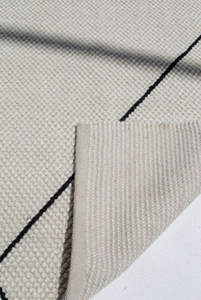 Monochrome Melody - Woven Rug (200x300 CM) WOVEN RUG