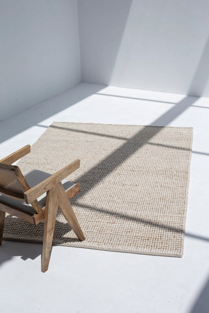 Creamy Clouds - Woven Rug (3 Sizes) WOVEN RUG