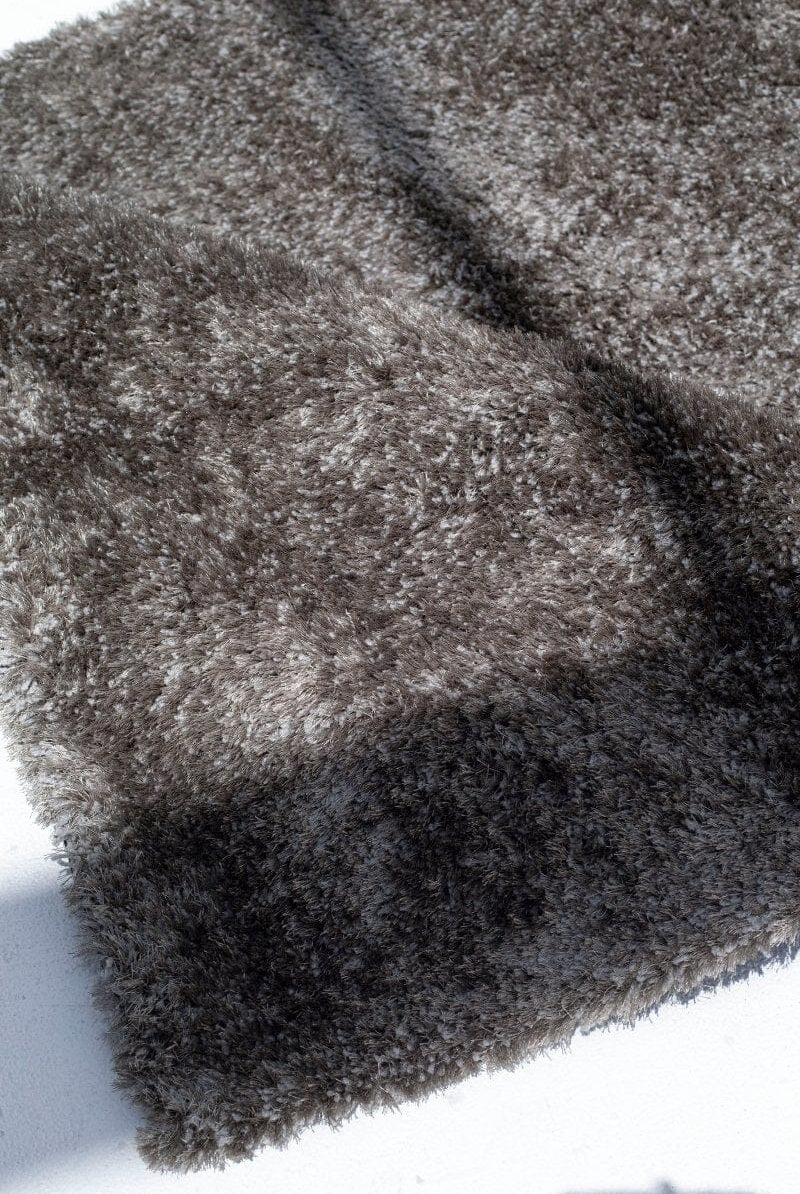 Grey Fluffy Shaggy Rug (170x240 CM)