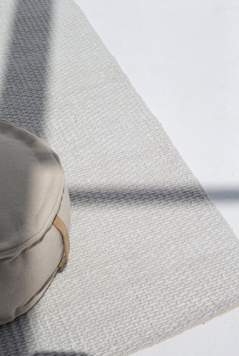 Hallway Elegance - Natural White Woven Rug (200x80 CM) WOVEN RUG