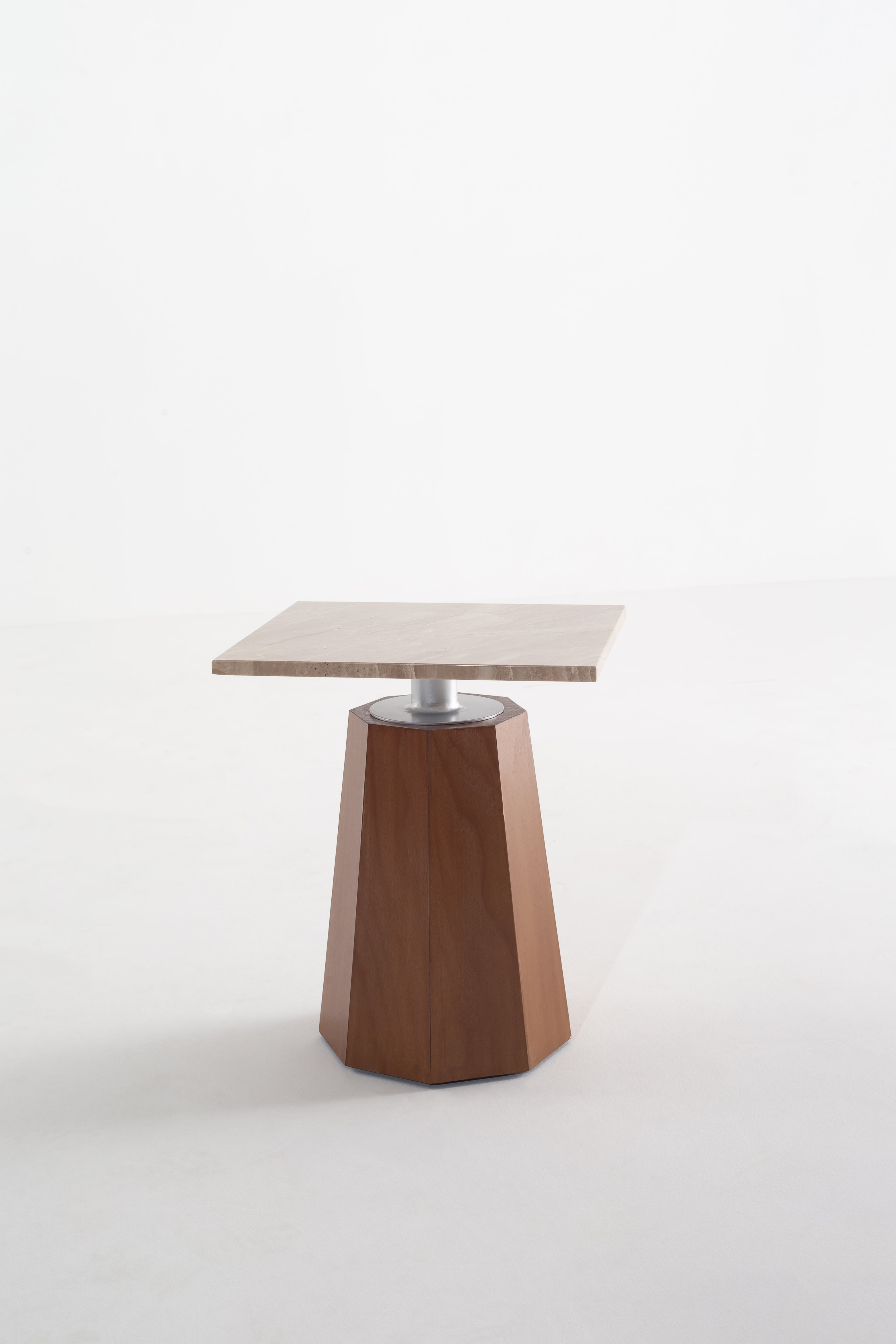 Kalista Breccia Brown Side Table 2