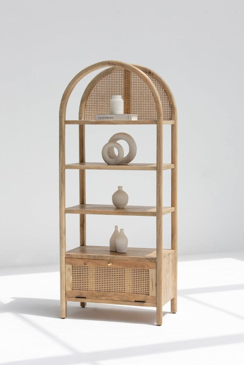 Edith Wooden Display Shelf Bookcases & Standing Shelves