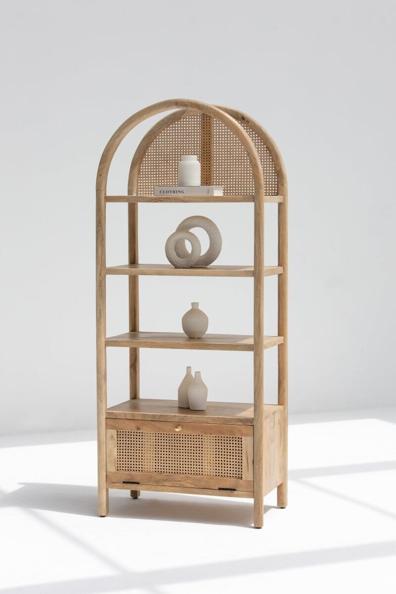 Edith Wooden Display Shelf Bookcases & Standing Shelves