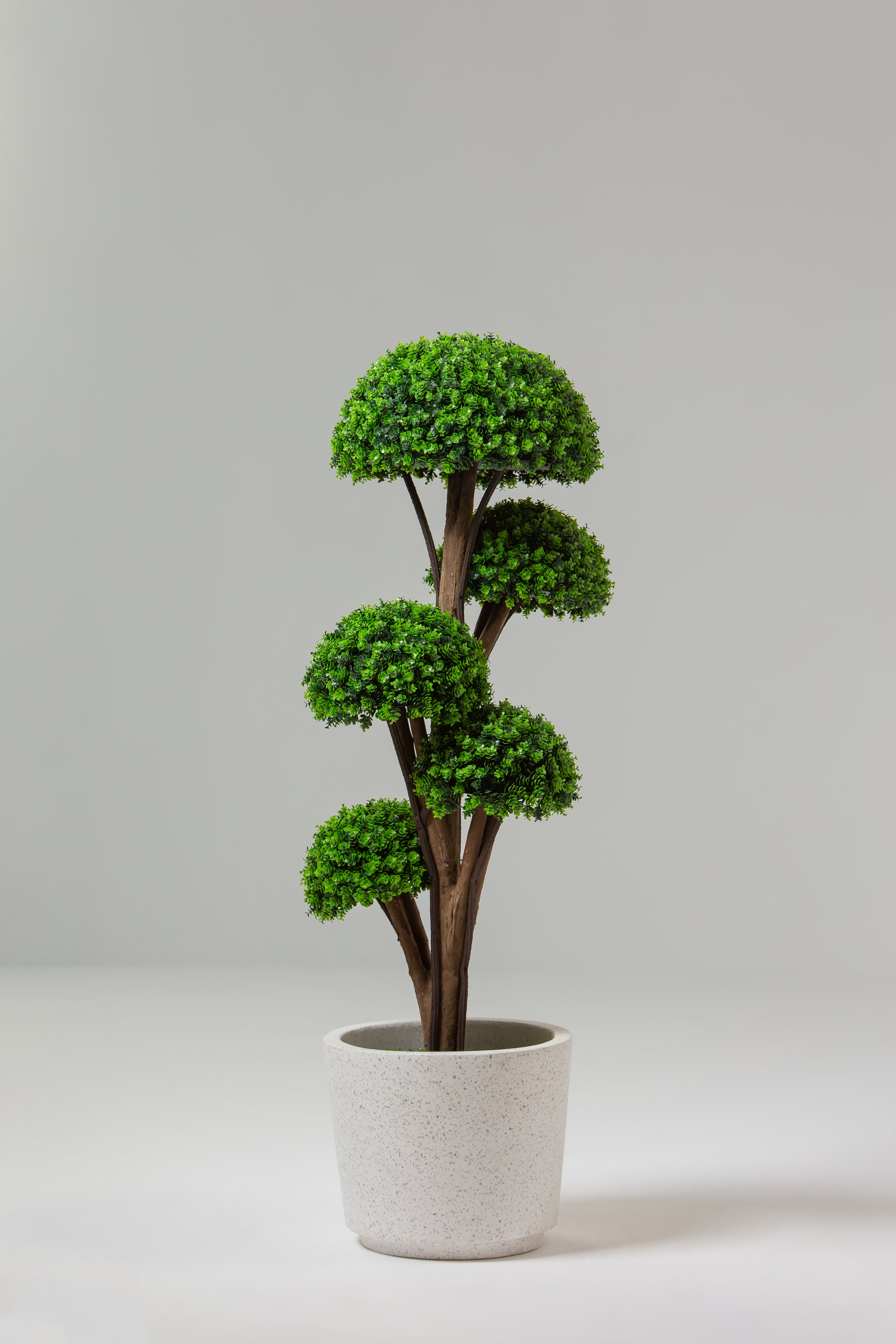 Artificial Boxwood Topiary Bonsai Tree