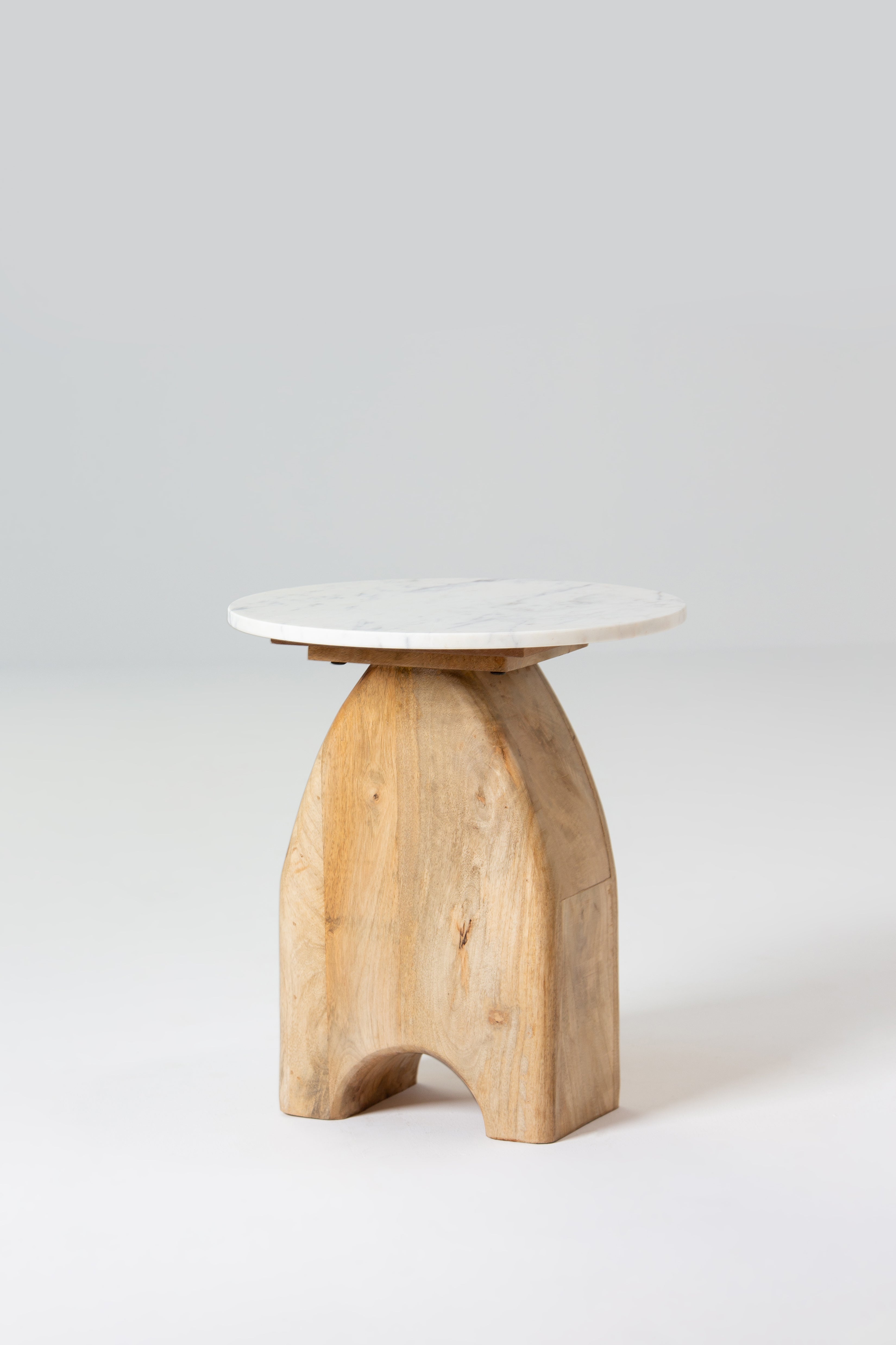 Sabella Marble Top Side Table