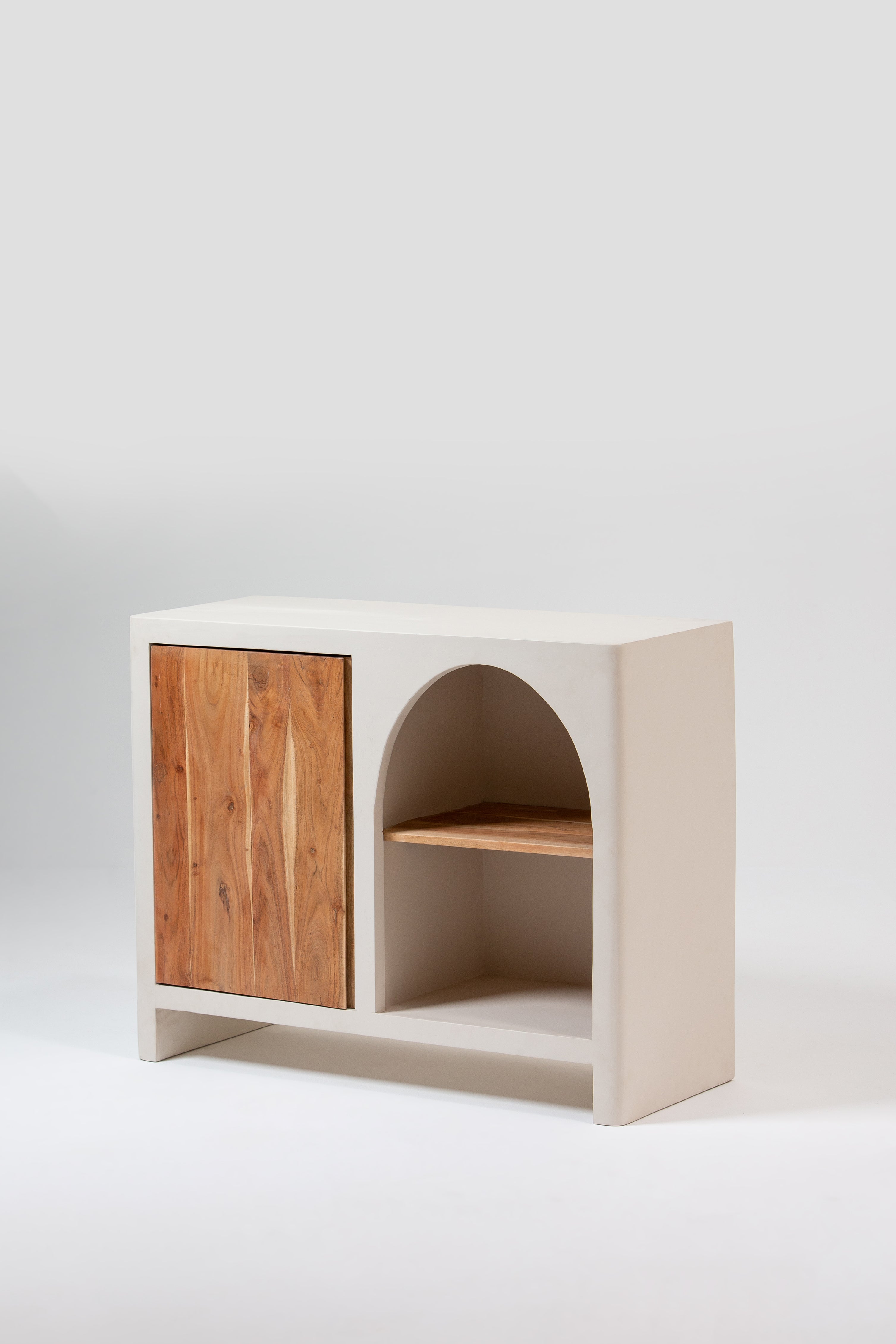 Violaine Arched Wooden Sideboard