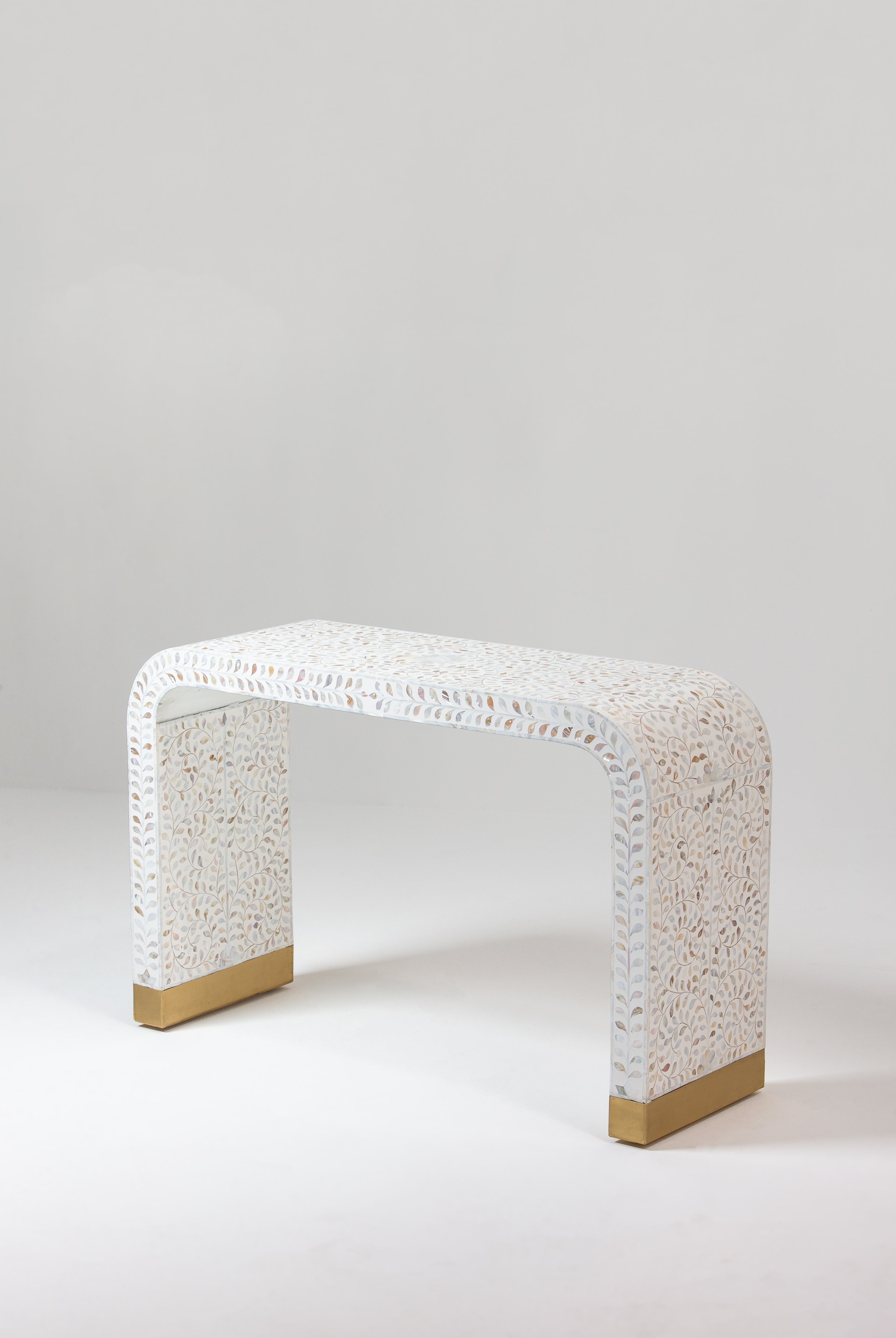 Eliska Mother of Pearl Console Table