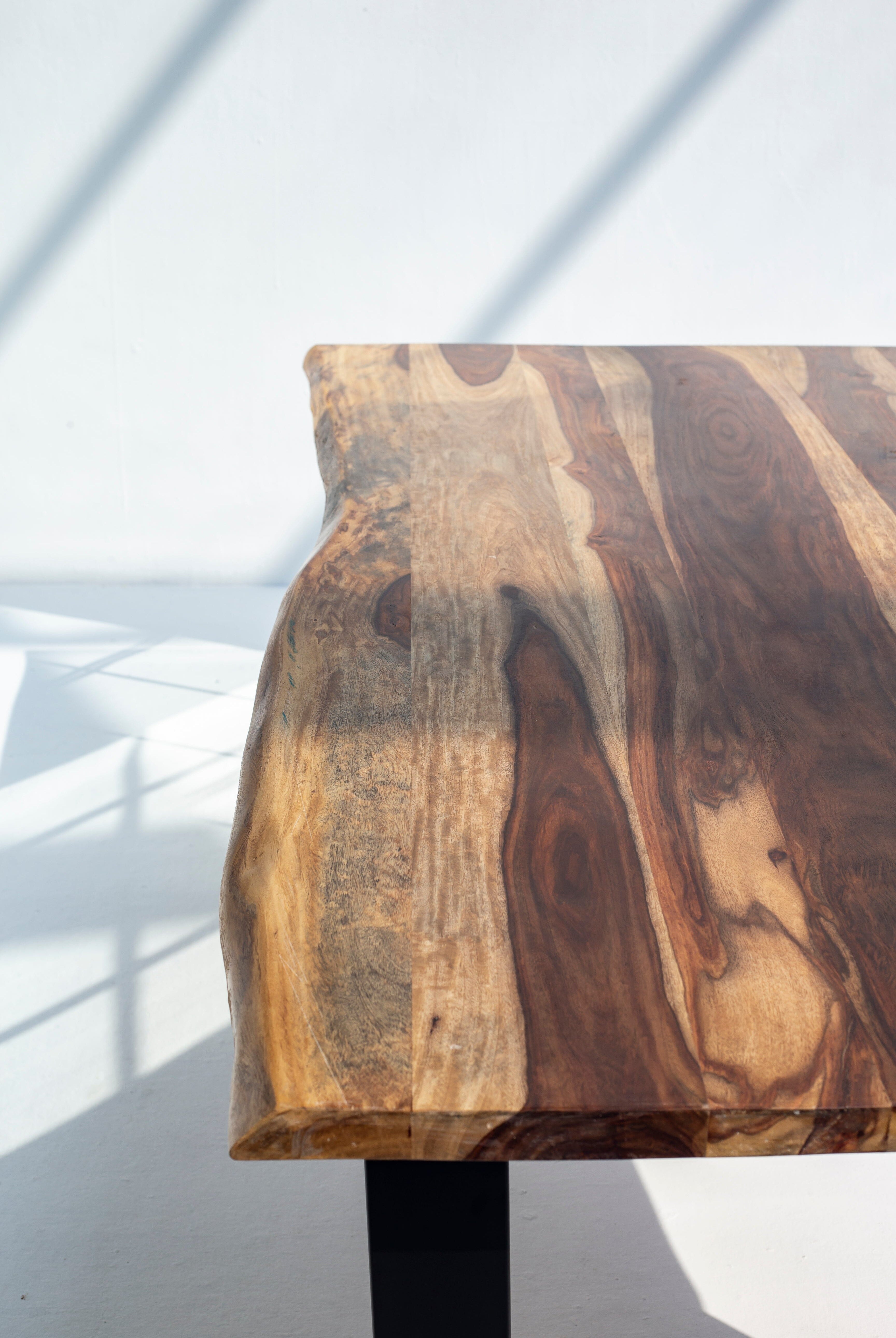 Isabella Rose Wood Top Dining Table