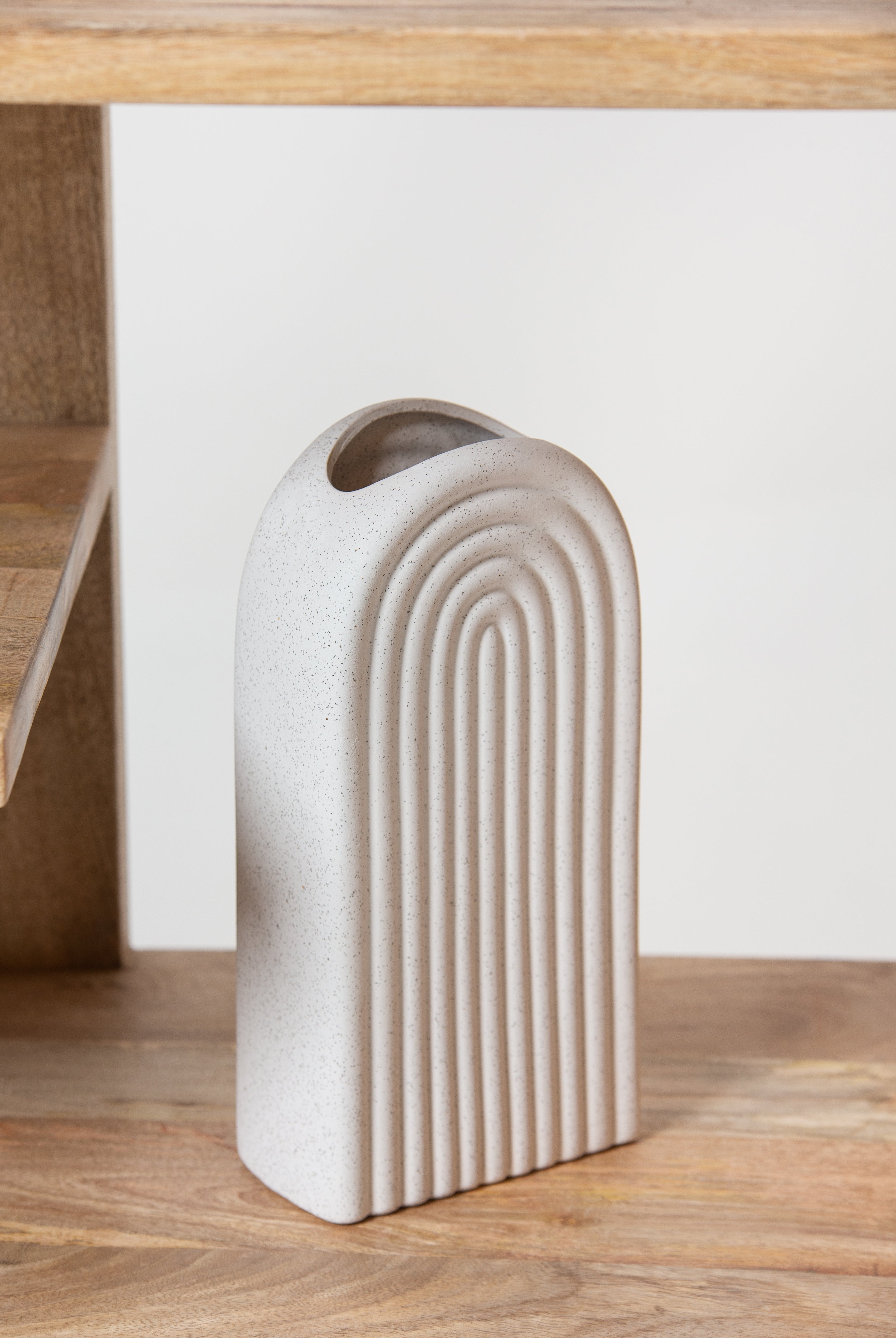 Arc Flow Ceramic Vase