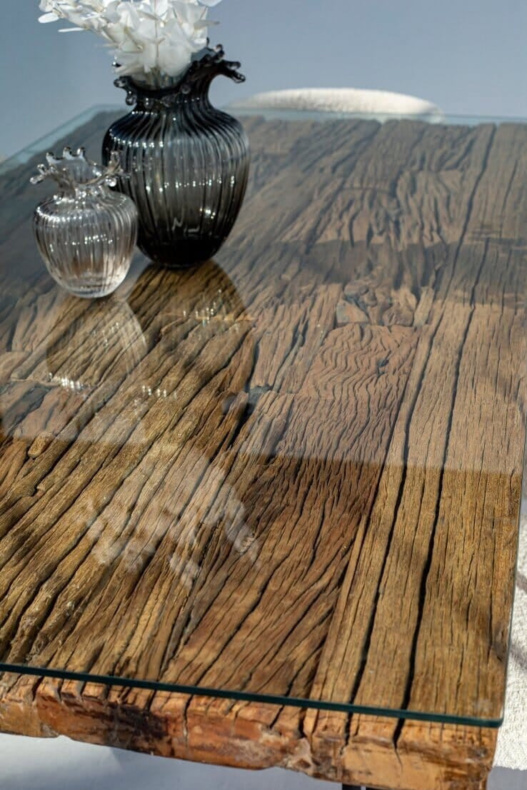 Meadow Railway Wood Dining Table (8 Sizes)