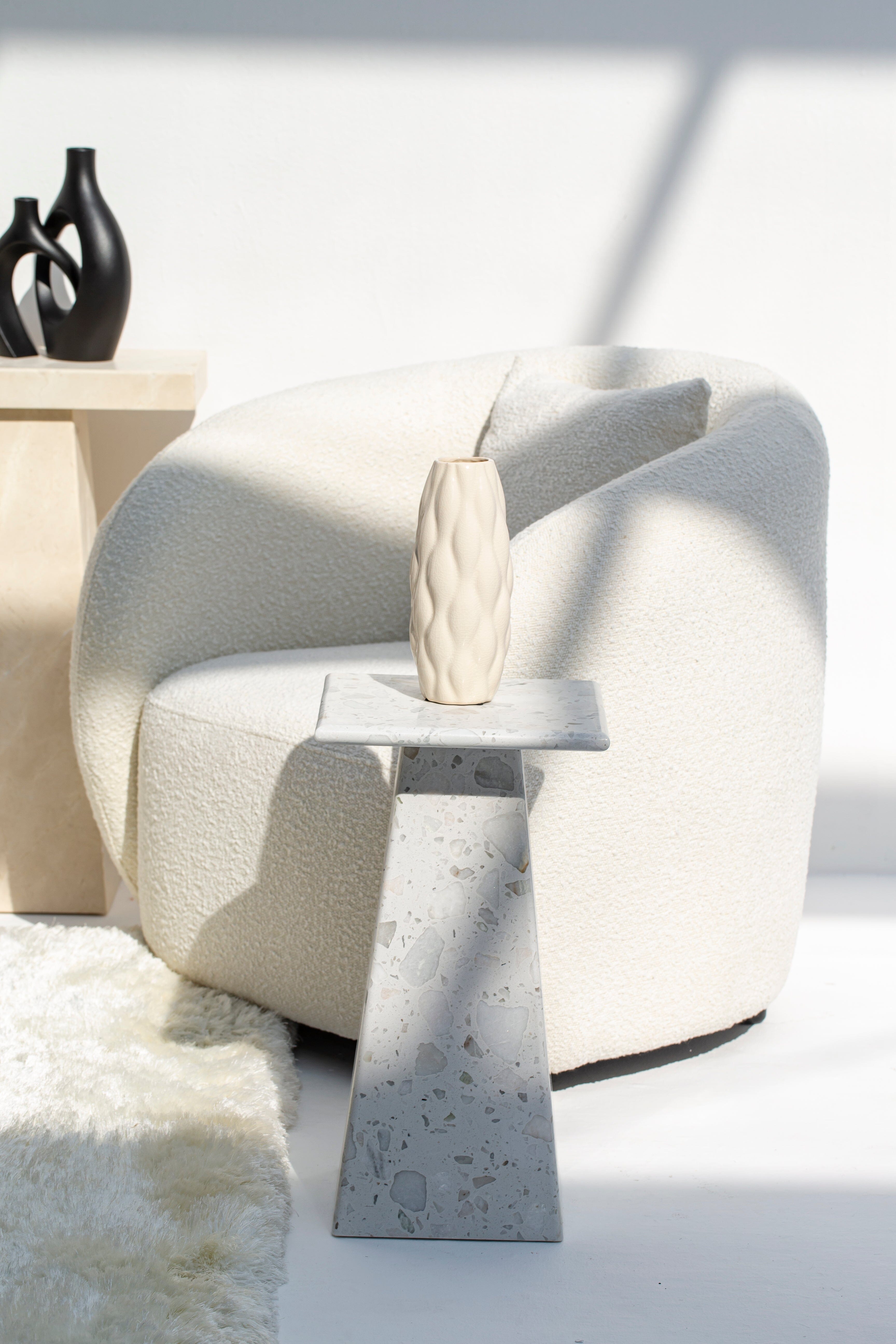 Estrella Marble Side Table Side Table Homekode