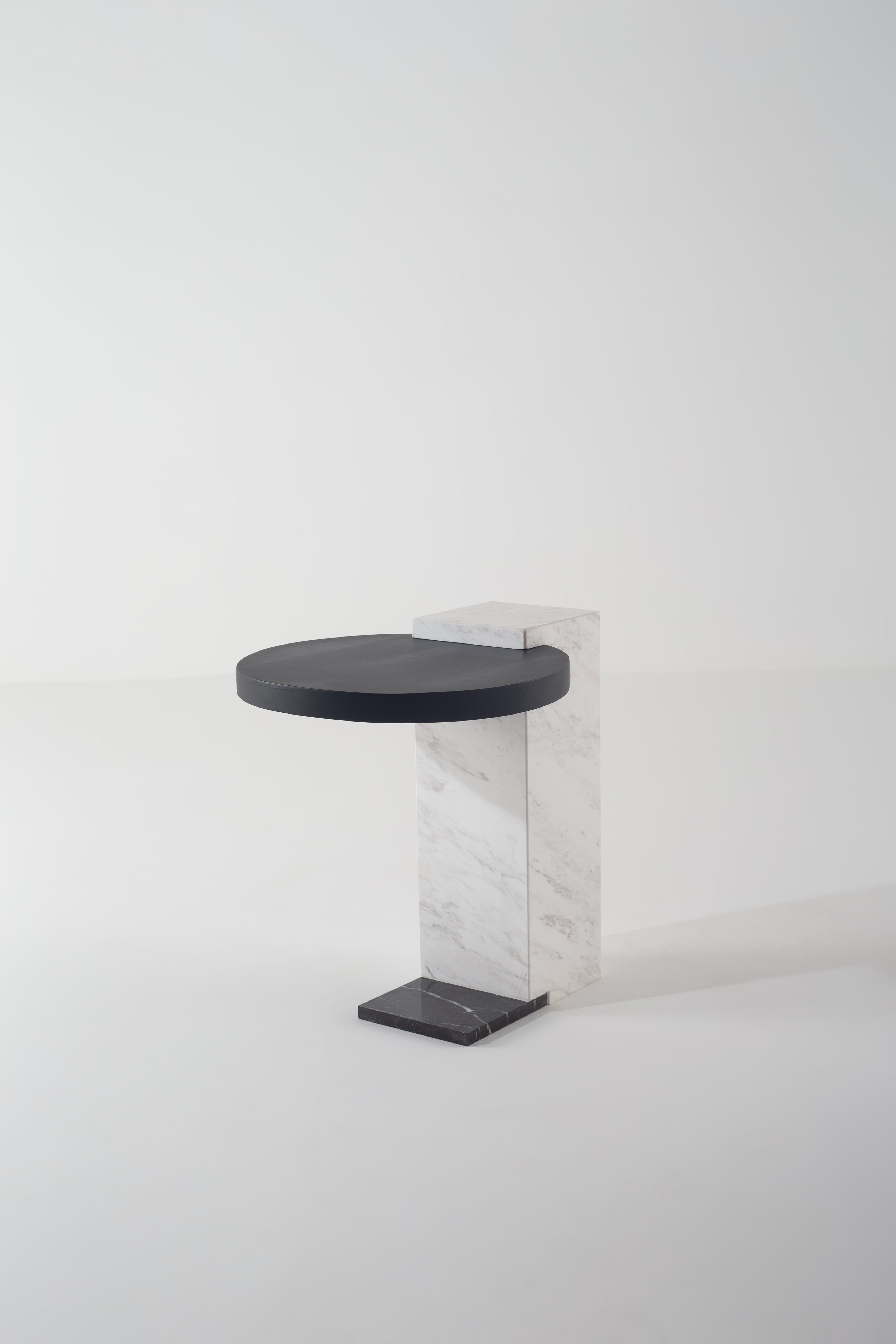 Lyzanne Marble Side Table