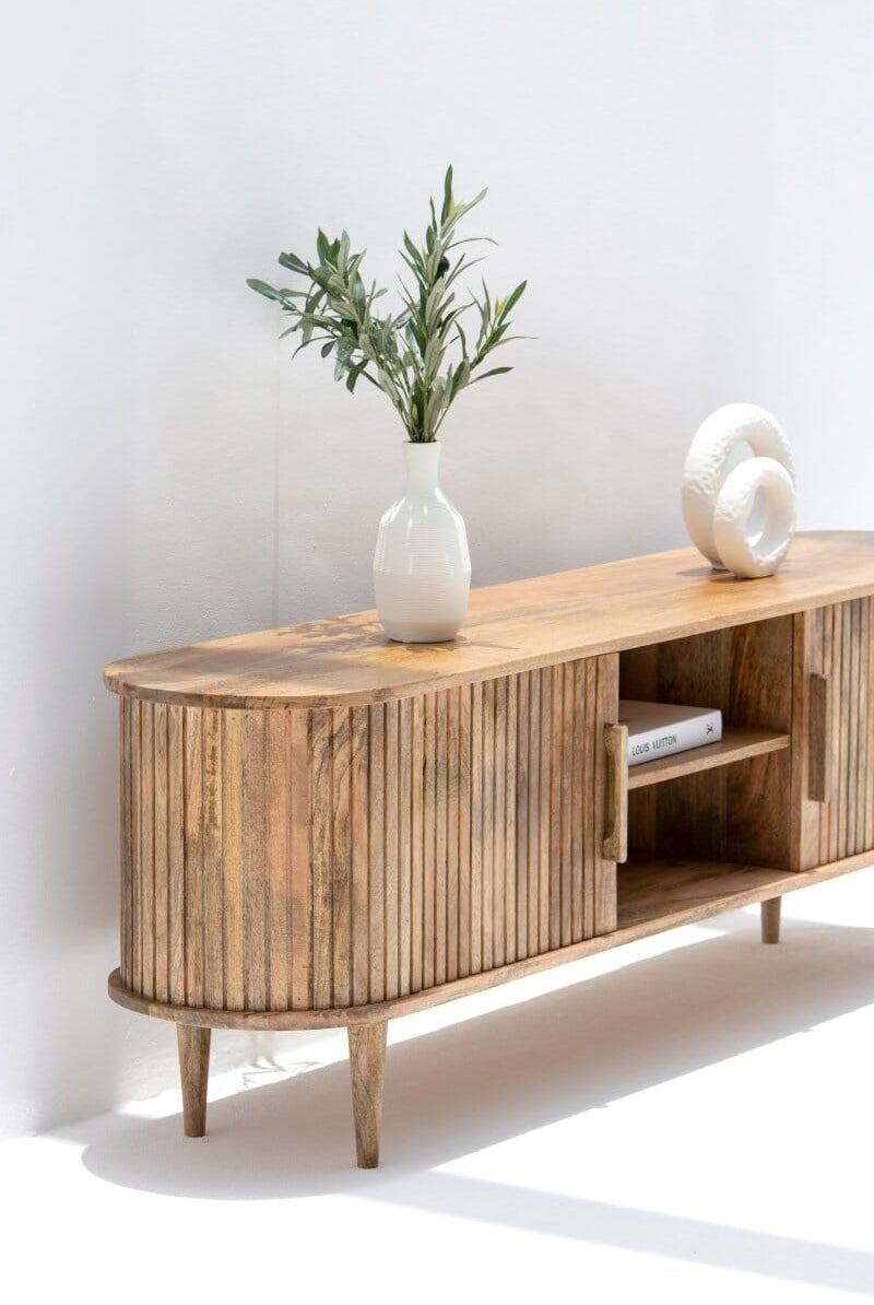 Gretta Wooden Media Console (2 Sizes)
