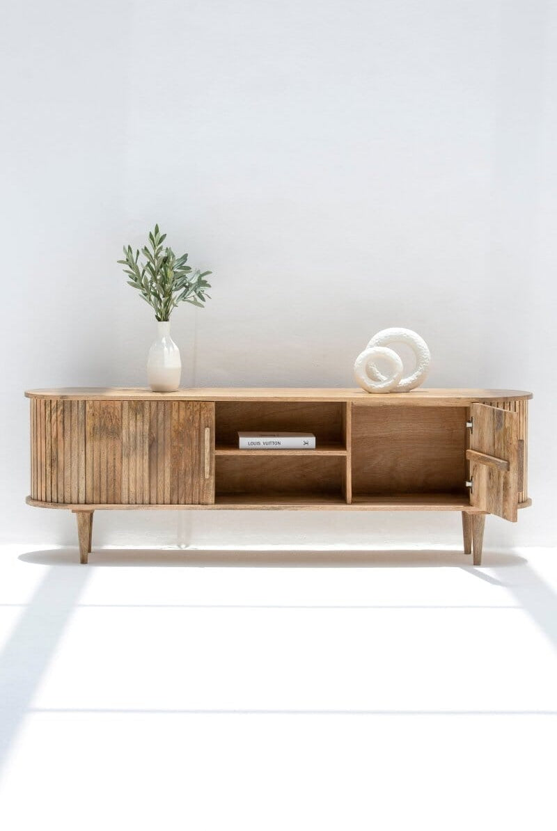Gretta Wooden Media Console (2 Sizes)