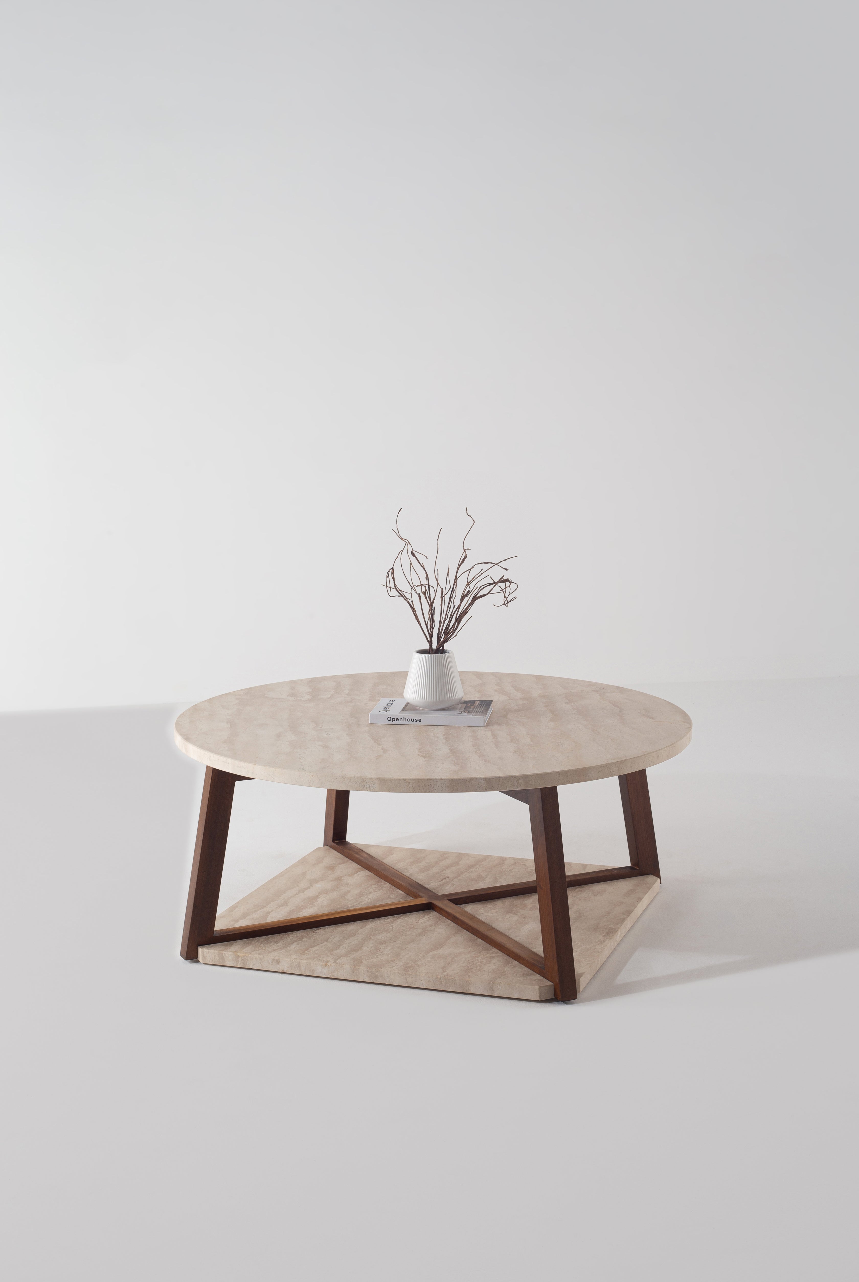 Dionisia Travertine Coffee Table