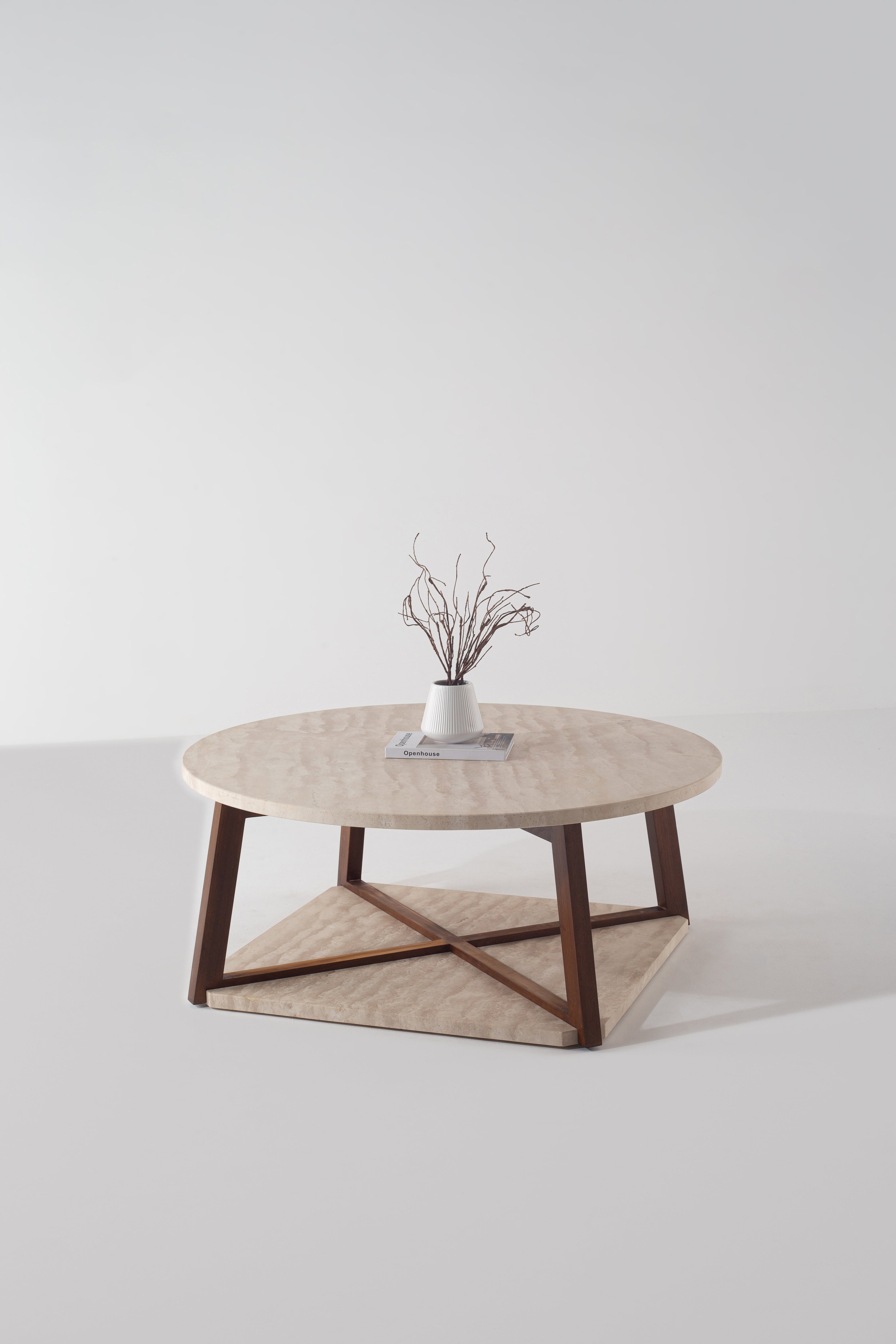 Dionisia Travertine Coffee Table