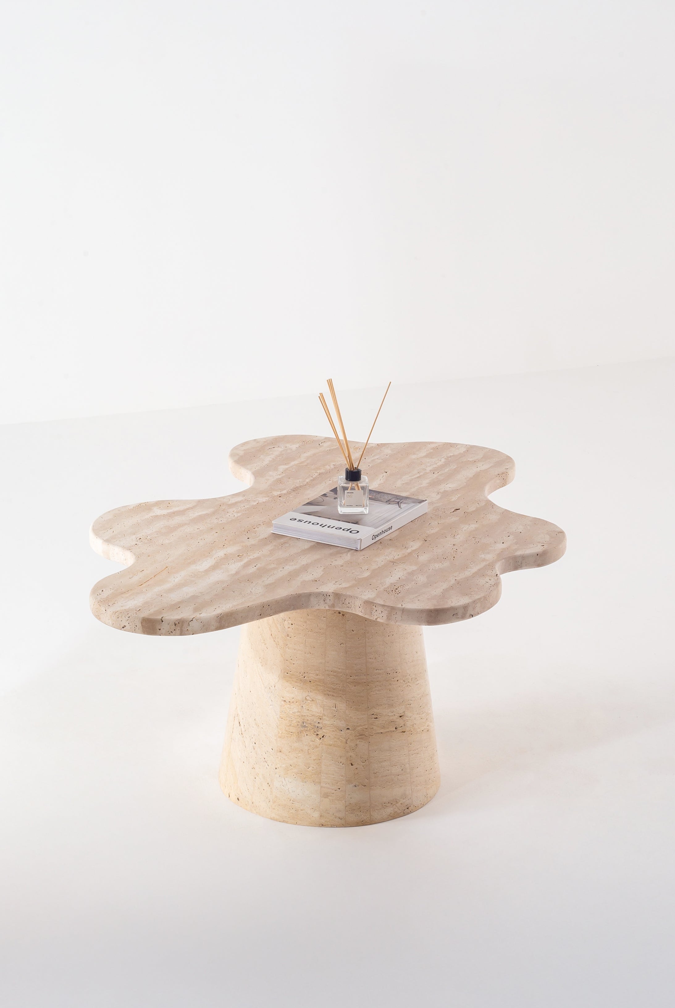 Filina Irregular Travertine Coffee Table