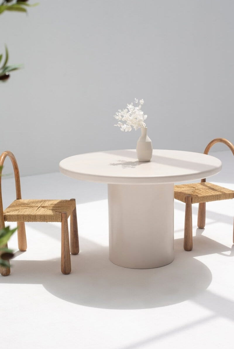 Talia Microconcrete Dining Table
