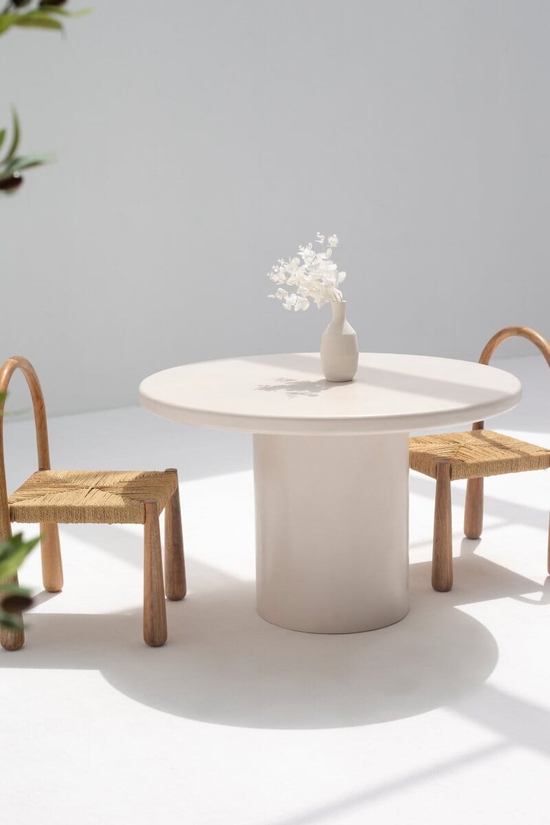 Talia Microconcrete Dining Table