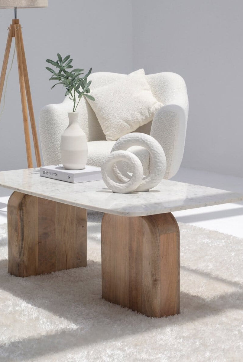 Lucille Marble Coffee Table Coffee Tables