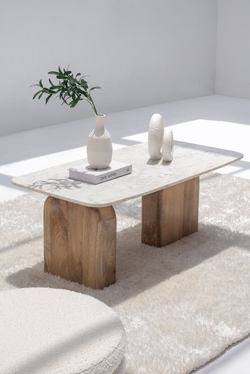 Lucille Marble Coffee Table Coffee Tables