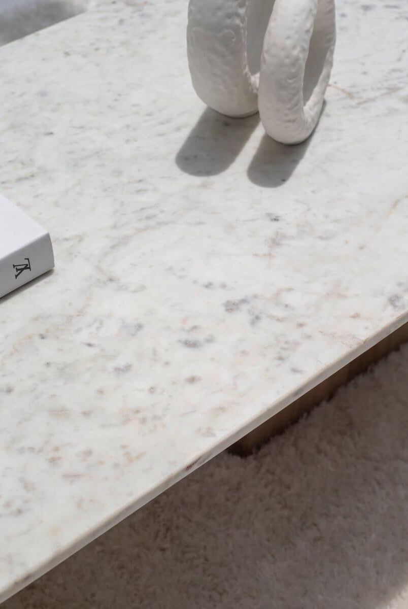 Lucille Marble Coffee Table Coffee Tables