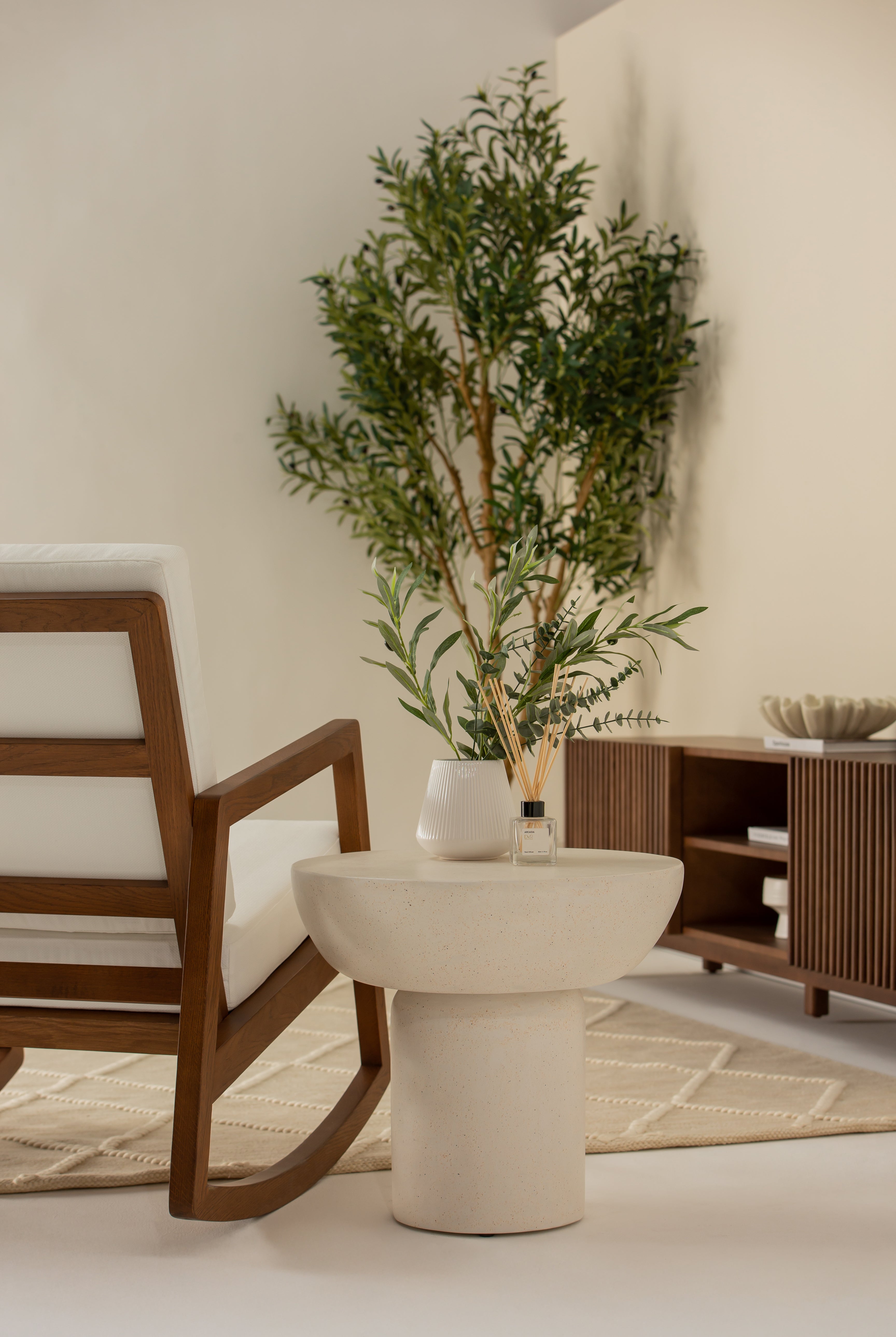 Mondo Textured Micro Concrete Side Table