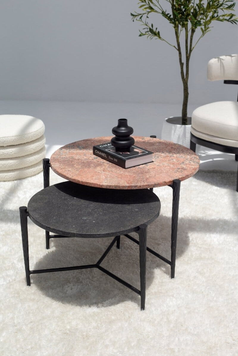 Ingrid Nesting Marble Coffee Table