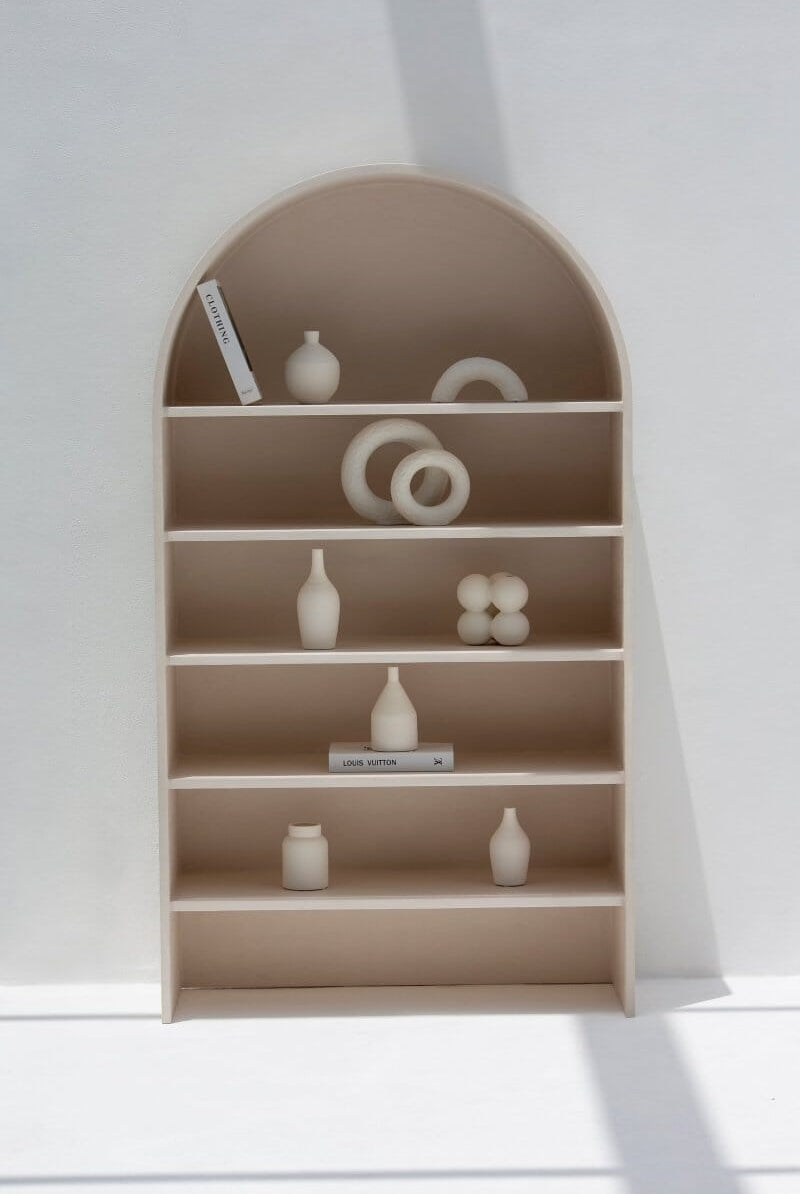 Luciana Microconcrete Display Shelf