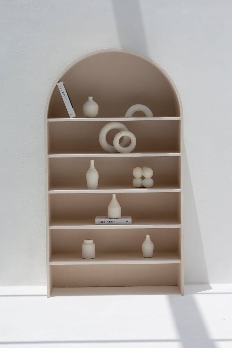 Luciana Microconcrete Display Shelf