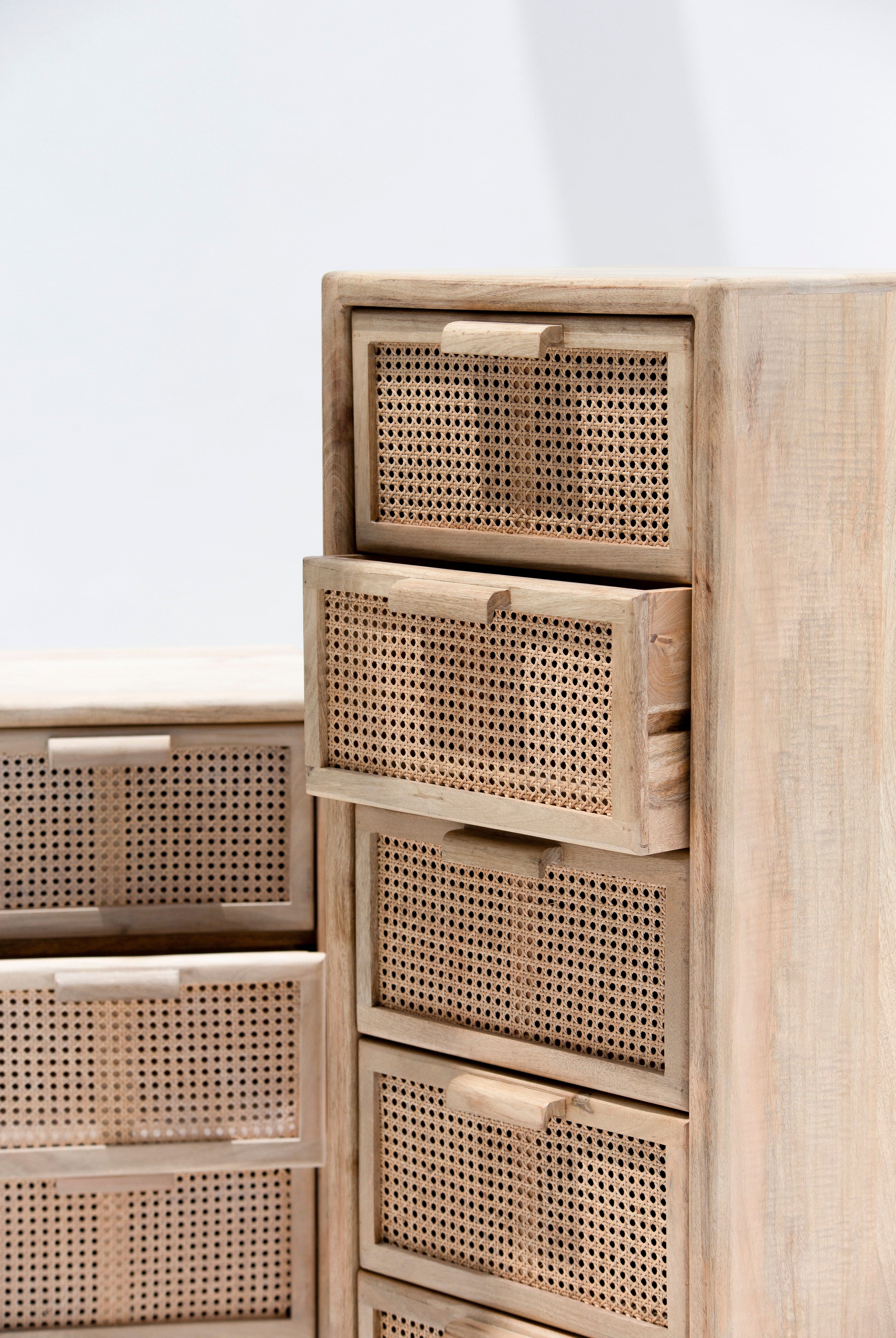 Macy Chest of Rattan Drawers